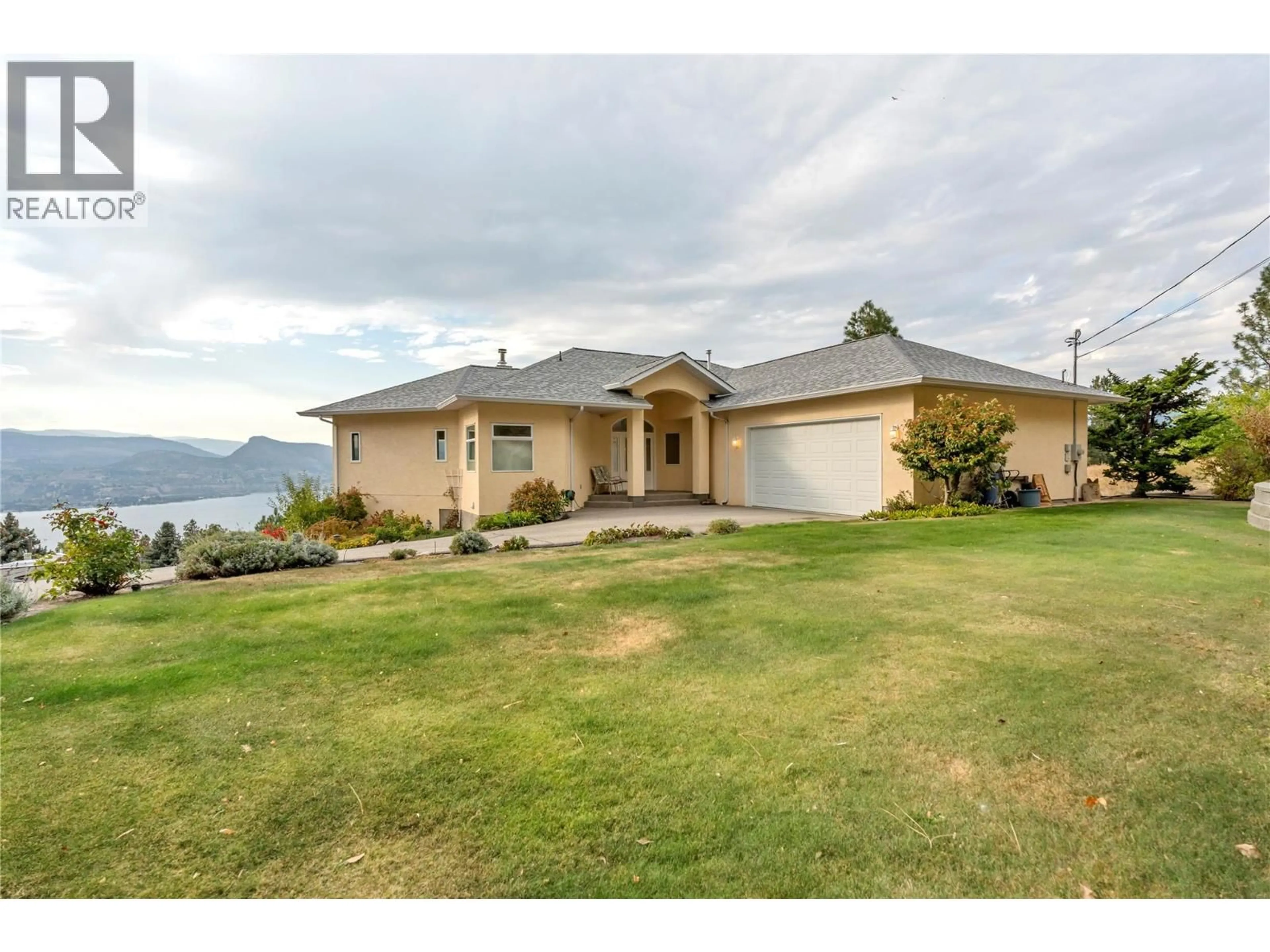 A pic from outside/outdoor area/front of a property/back of a property/a pic from drone, water/lake/river/ocean view for 2680 WINIFRED ROAD, Naramata British Columbia V0H1N1