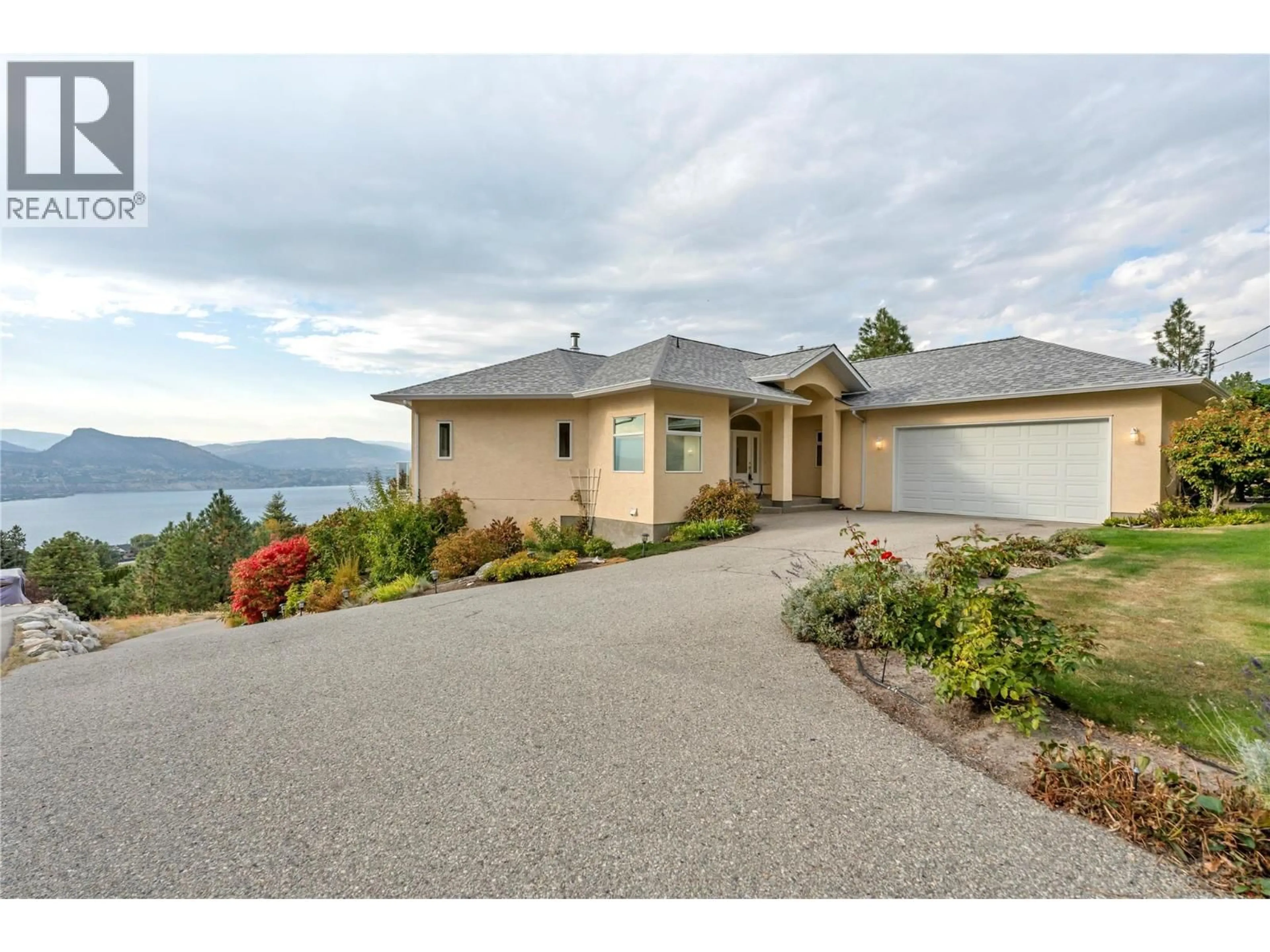 A pic from outside/outdoor area/front of a property/back of a property/a pic from drone, water/lake/river/ocean view for 2680 WINIFRED ROAD, Naramata British Columbia V0H1N1