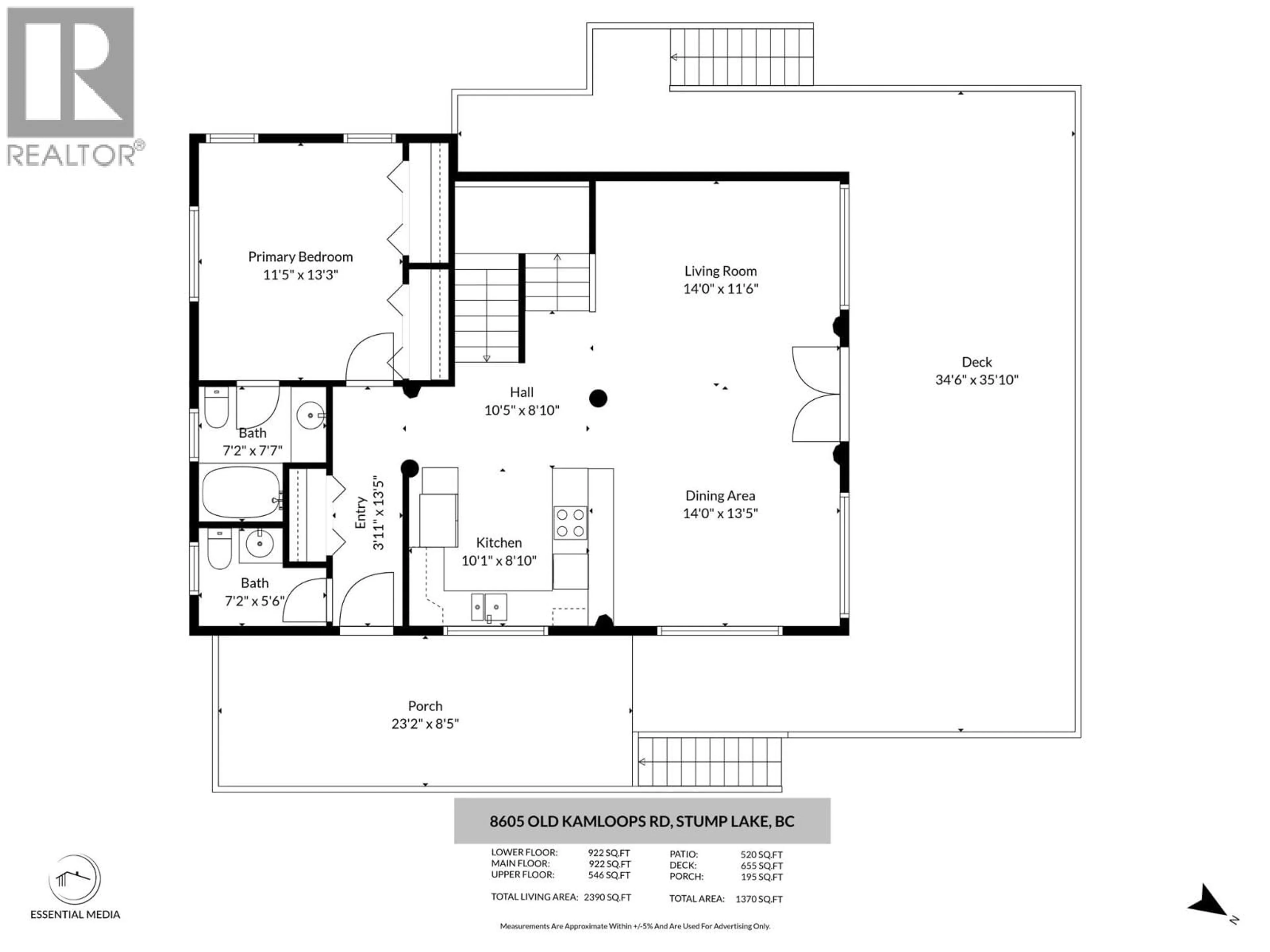 Floor plan for 8605 OLD KAMLOOPS HIGHWAY, Kamloops British Columbia V0E2A0