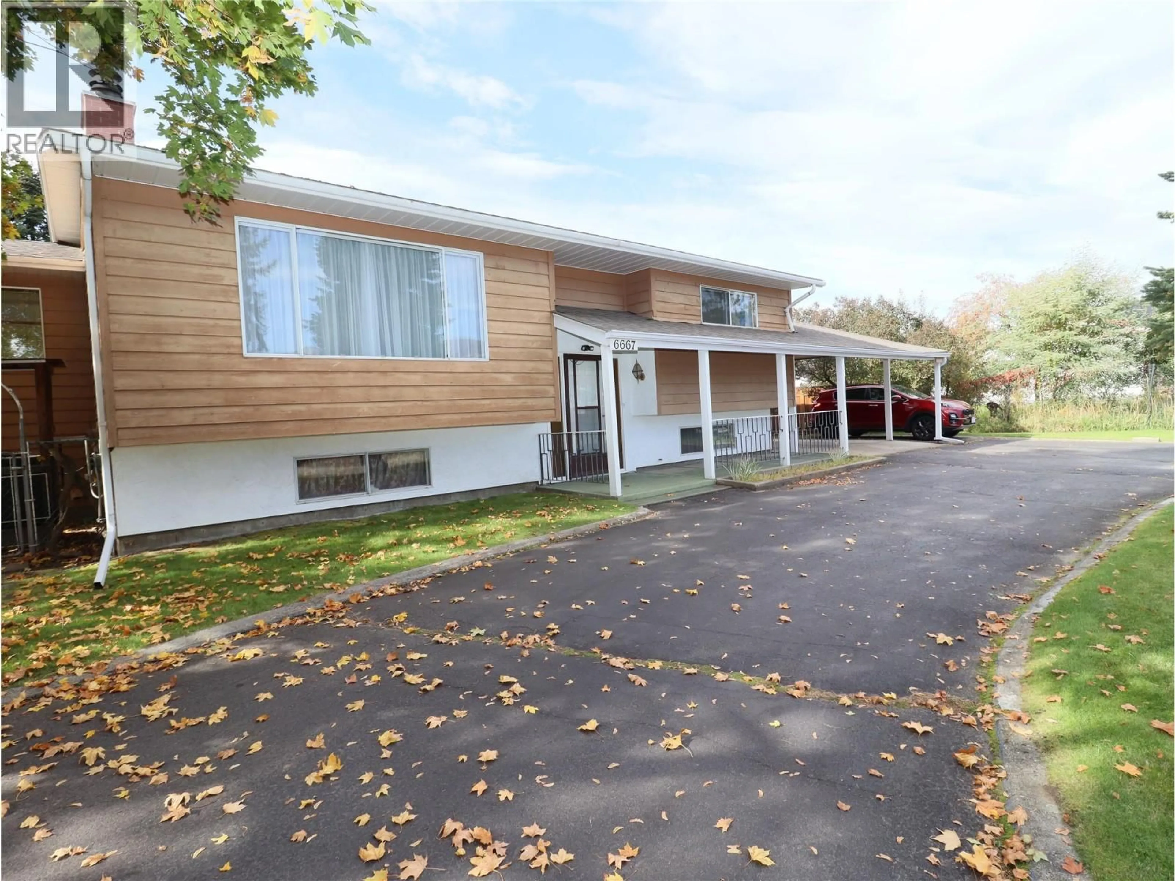 A pic from outside/outdoor area/front of a property/back of a property/a pic from drone, building for 6667 BOUNDARY DRIVE, Grand Forks British Columbia V0H1H0