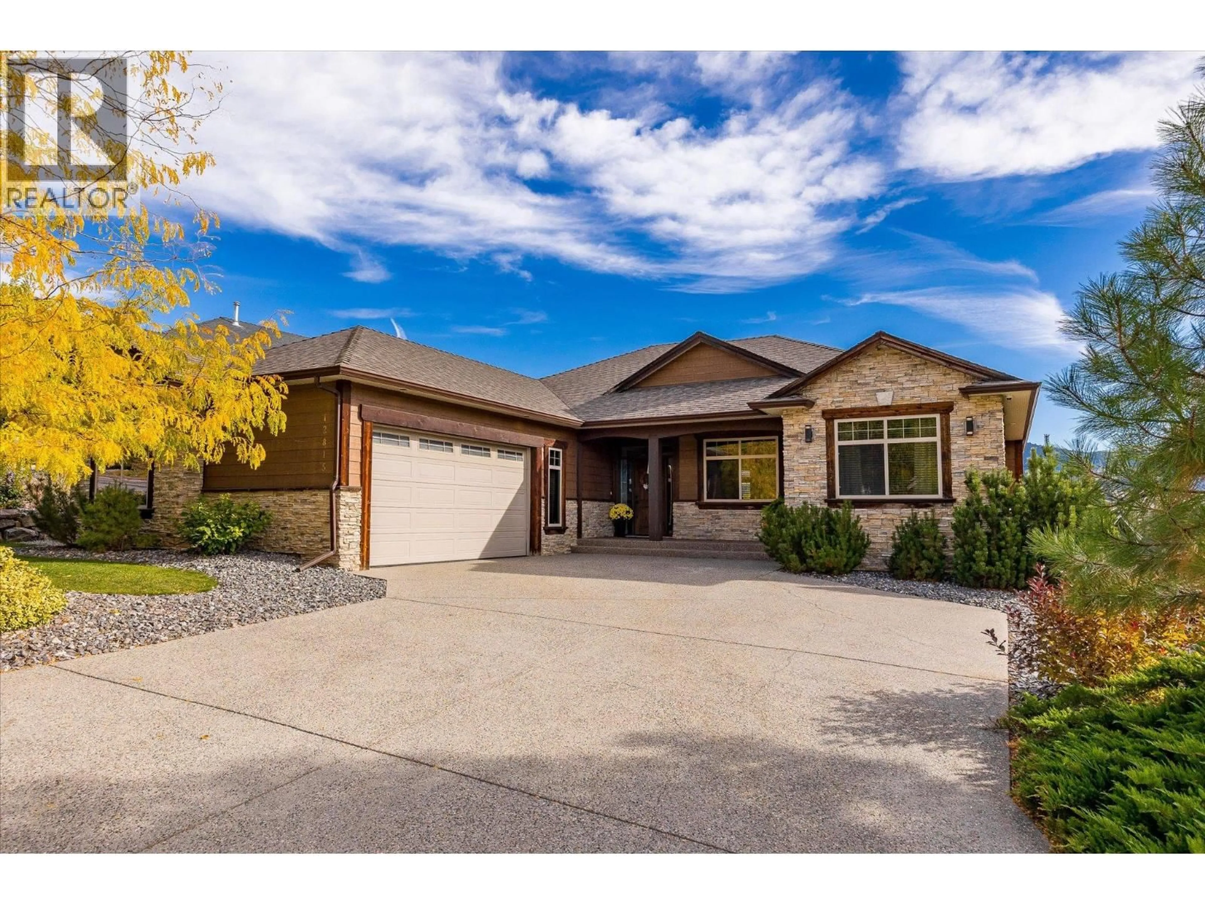 Home with brick exterior material, street for 12815 SHORELINE DRIVE, Lake Country British Columbia V4V2N8