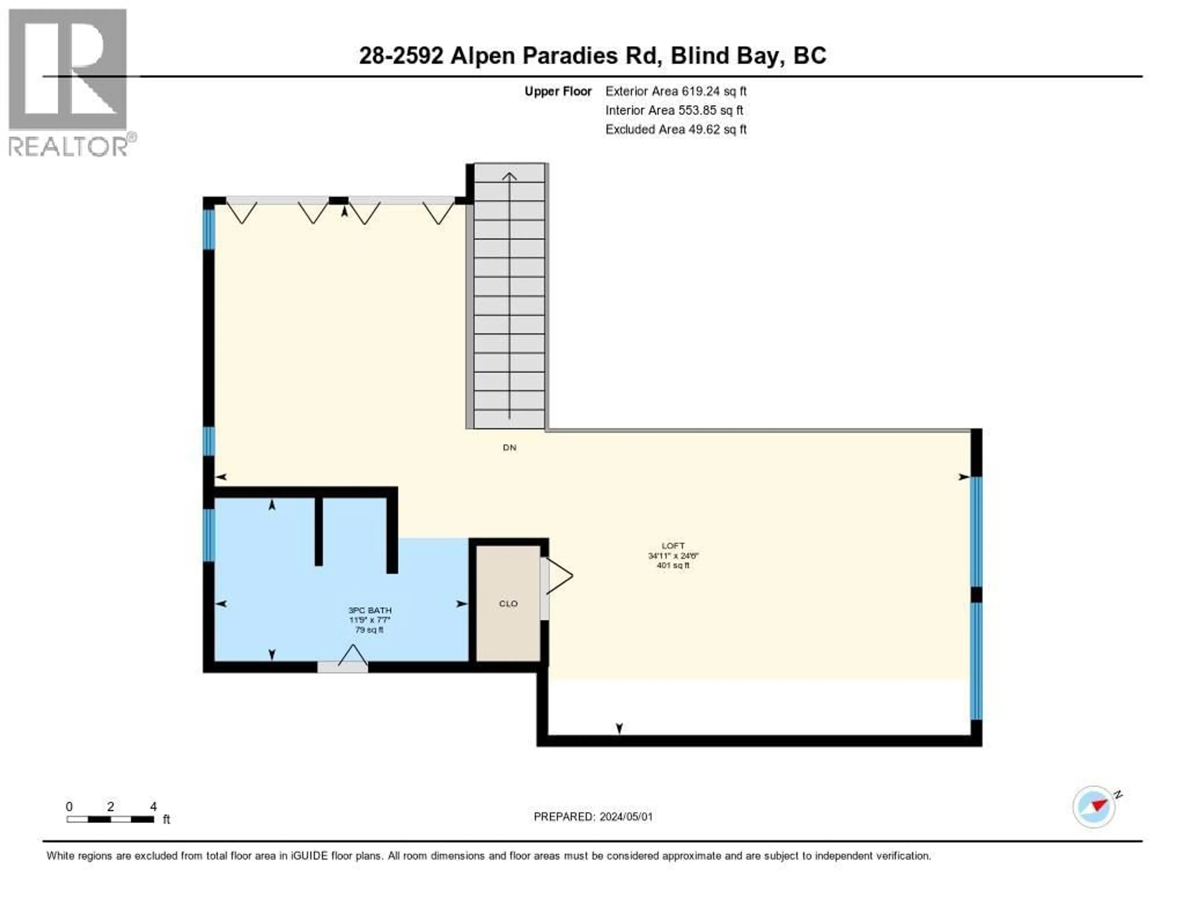 Floor plan for 28 - 2592 ALPEN PARADIES ROAD, Blind Bay British Columbia V0E1H1