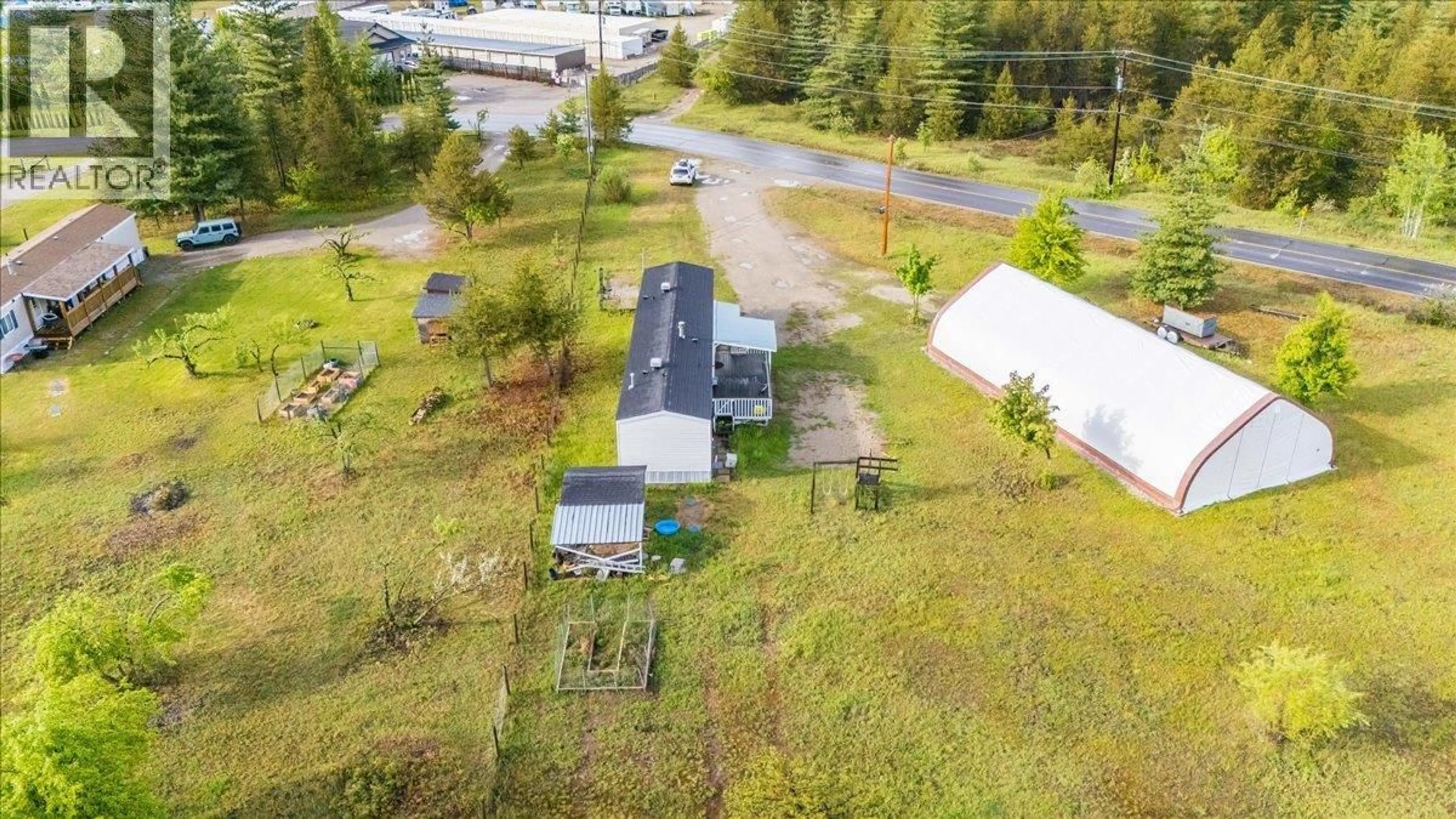 A pic from outside/outdoor area/front of a property/back of a property/a pic from drone, unknown for 996 WATERLOO ROAD, Ootischenia British Columbia V1N4M3