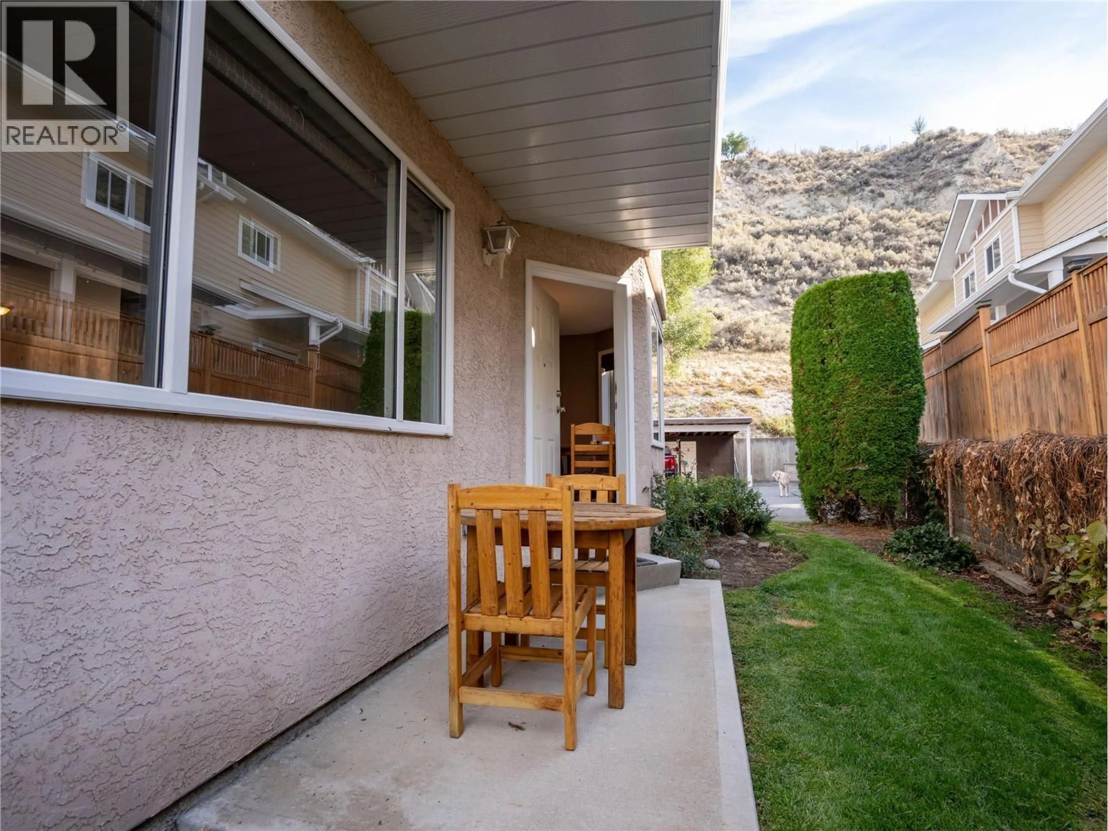 Patio, mountain view for 7 - 3322 SOUTH MAIN STREET, Penticton British Columbia V2A5J6