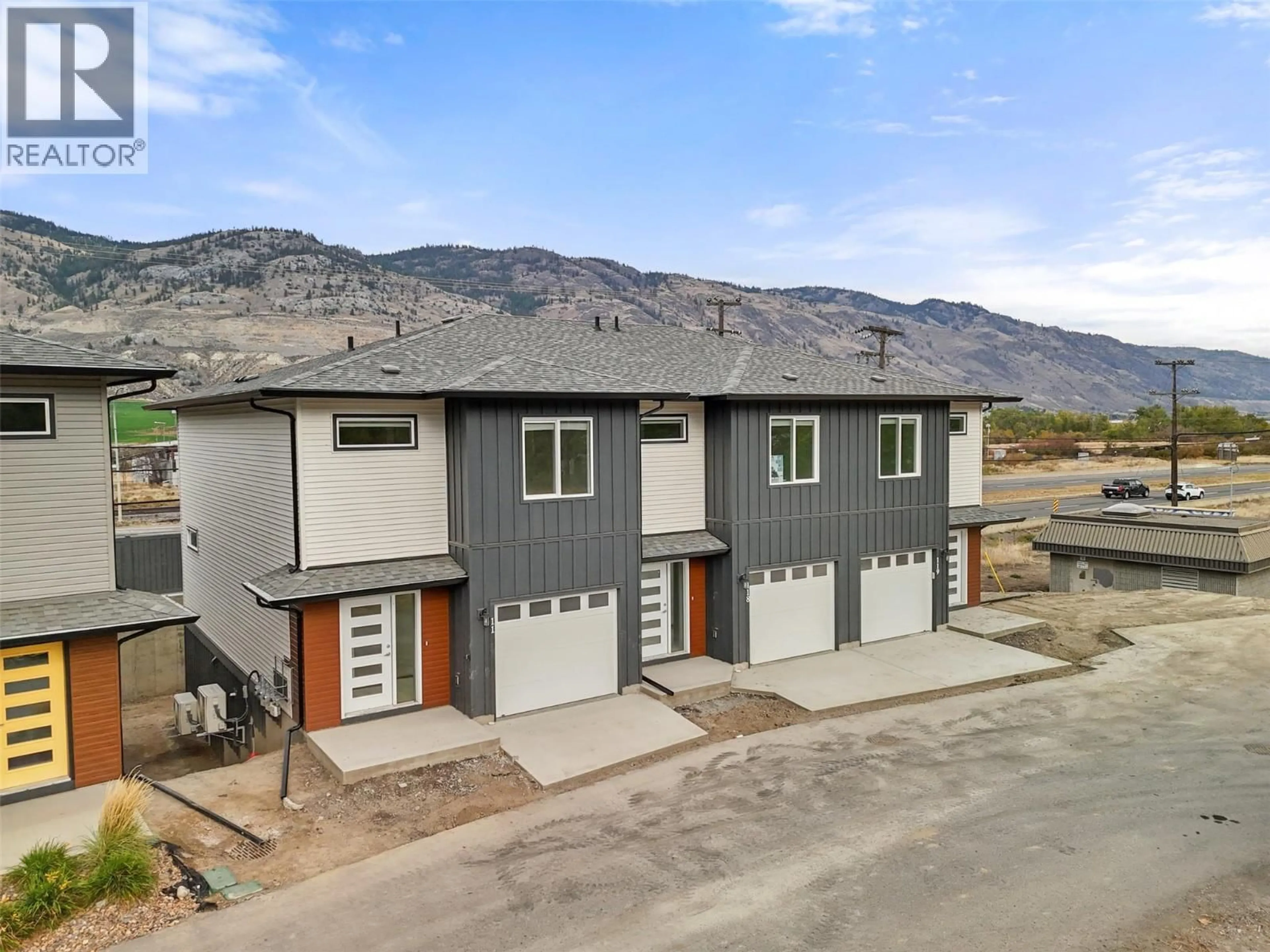 A pic from outside/outdoor area/front of a property/back of a property/a pic from drone, mountain view for 118 - 8960 DALLAS DRIVE, Kamloops British Columbia V2C0K8