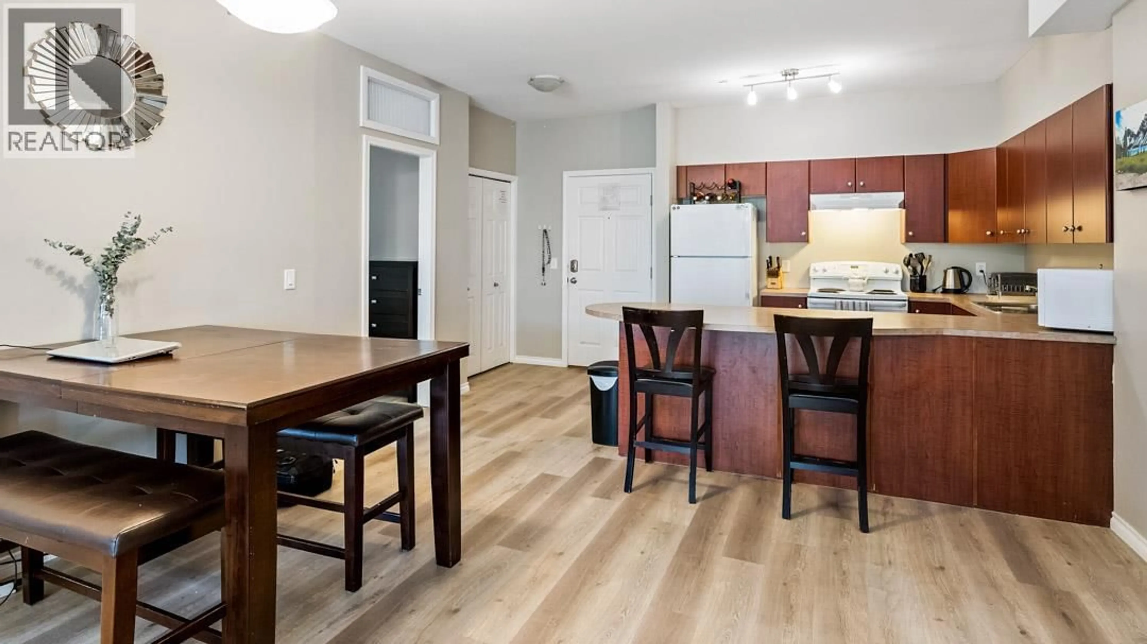 Standard kitchen, wood/laminate floor for 2112 - 1873 COUNTRY CLUB DRIVE, Kelowna British Columbia V1V2W6