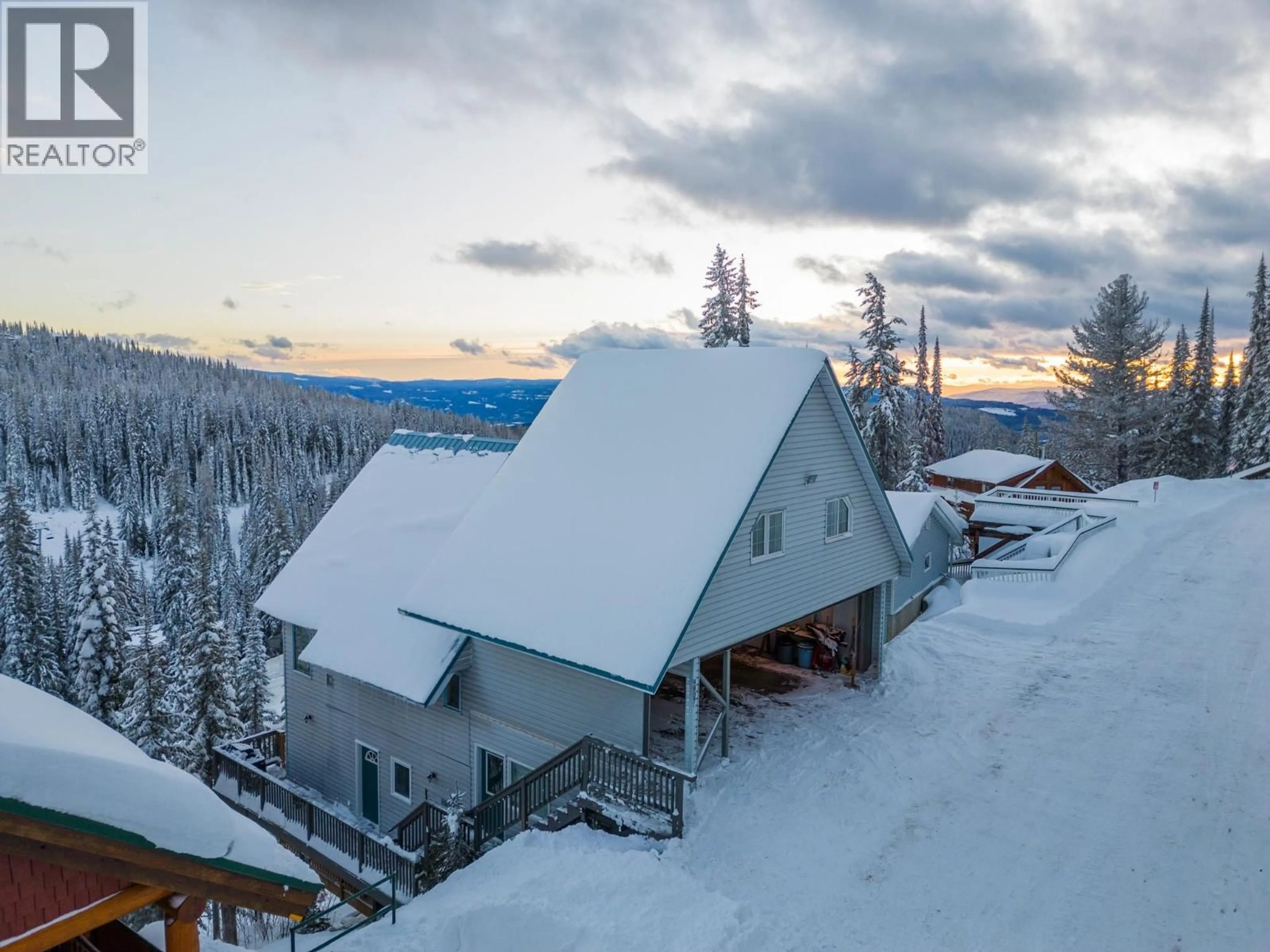 A pic from outside/outdoor area/front of a property/back of a property/a pic from drone, mountain view for 9807A SILVER STAR ROAD, Silver Star British Columbia V1B3M1