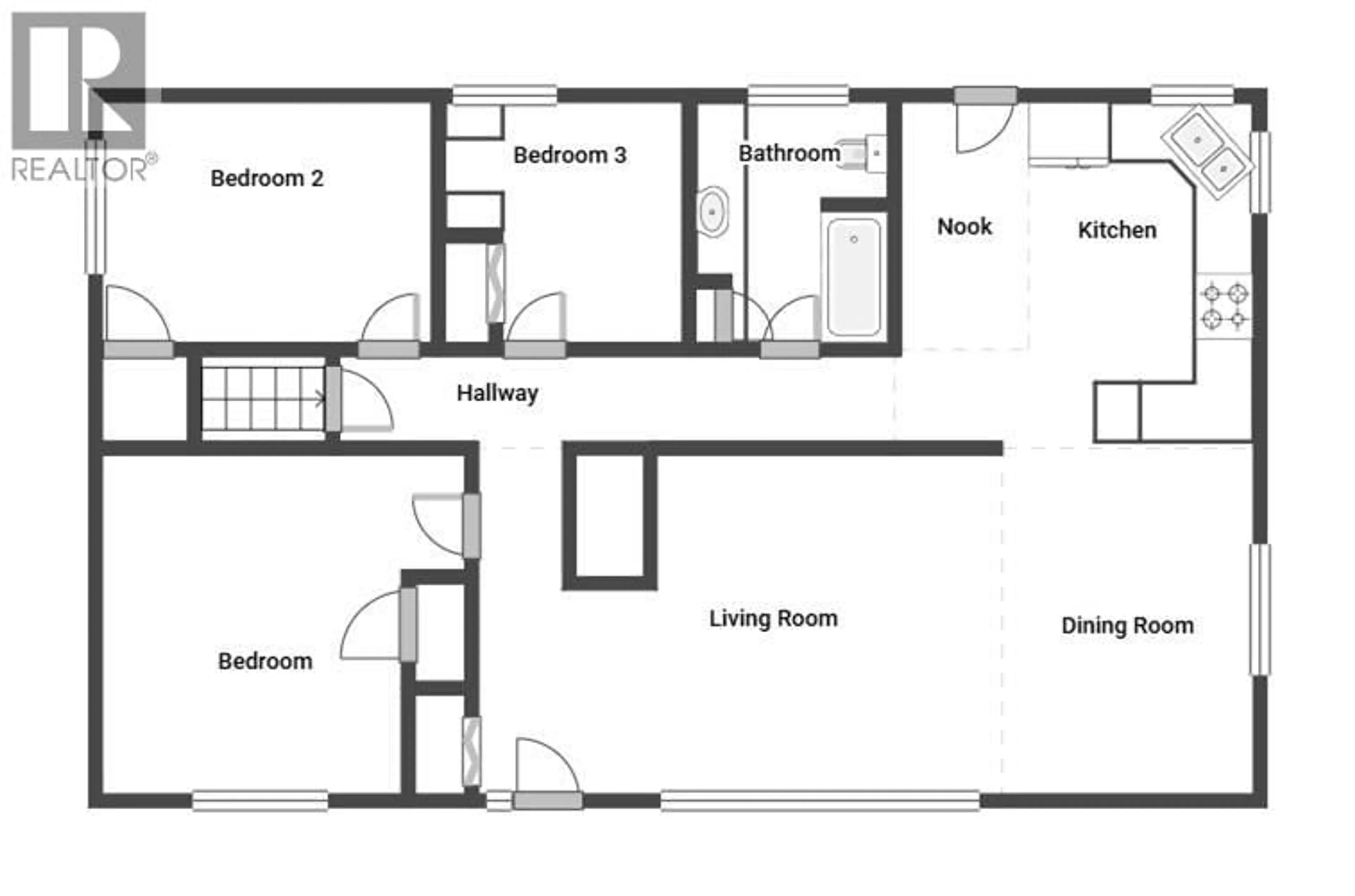 Floor plan for 590 BRENDA ROAD, Kelowna British Columbia V1V2C8