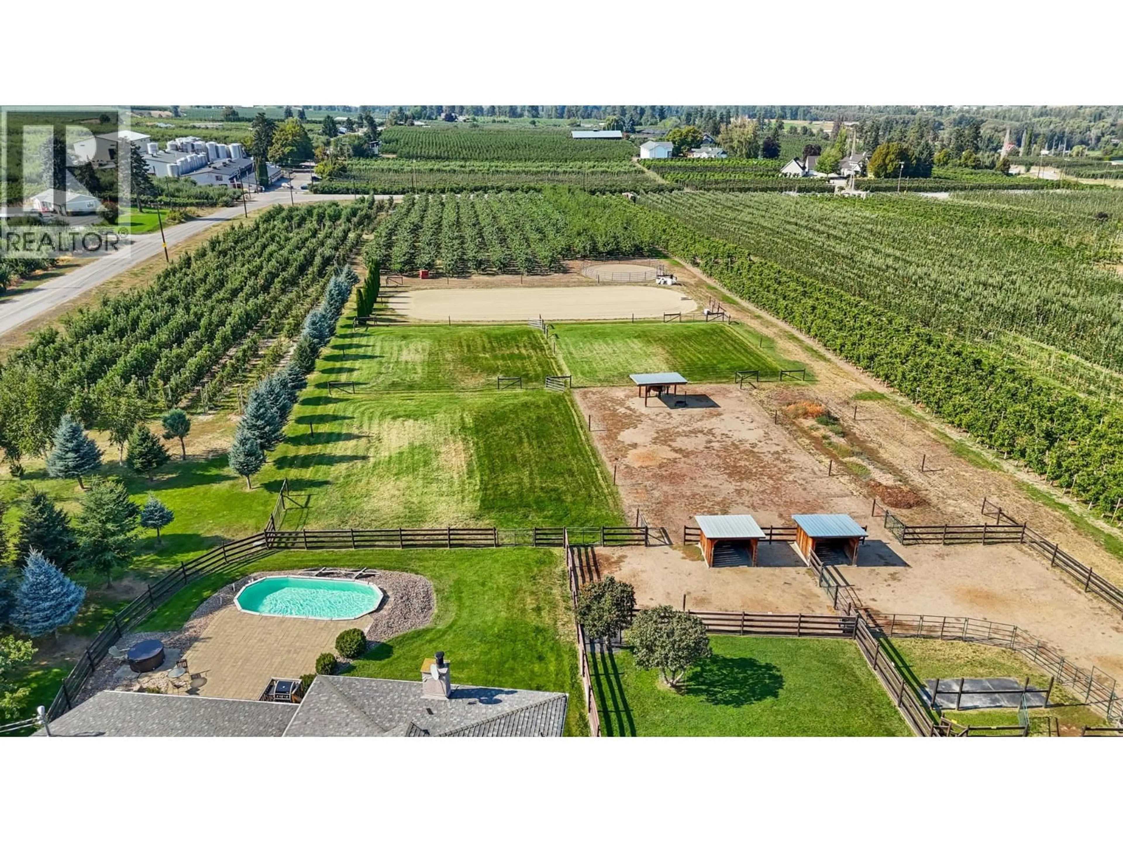A pic from outside/outdoor area/front of a property/back of a property/a pic from drone, unknown for 3769 SPIERS ROAD, Kelowna British Columbia V1W4B1