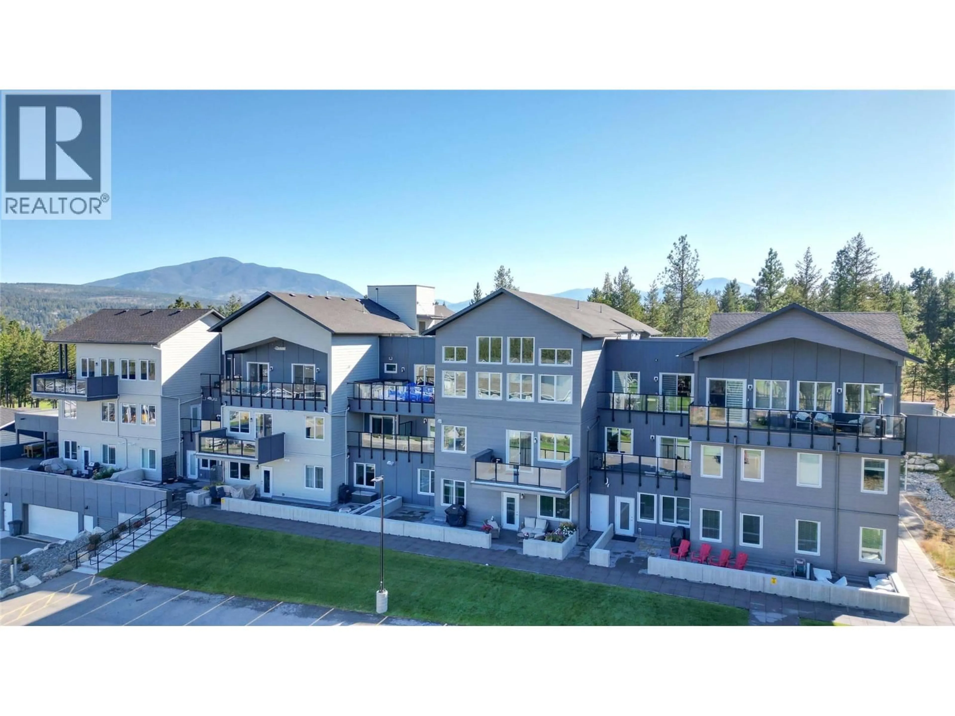 A pic from outside/outdoor area/front of a property/back of a property/a pic from drone, mountain view for 112 - 355 LEGACY LOOKOUT LOOKOUT, Cranbrook British Columbia V1C0E6
