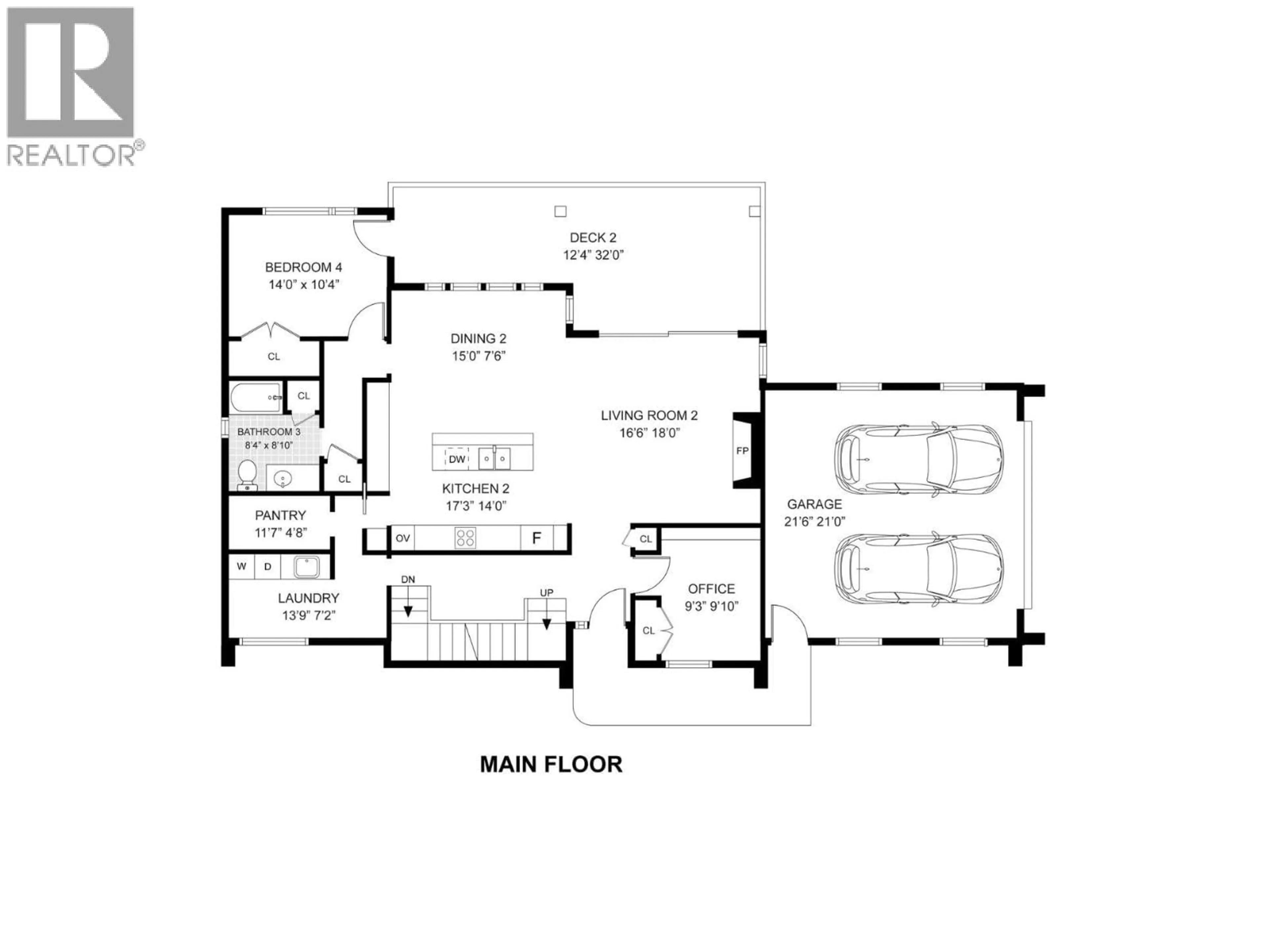 Floor plan for 1534 GREGORY ROAD, West Kelowna British Columbia V4T2V7