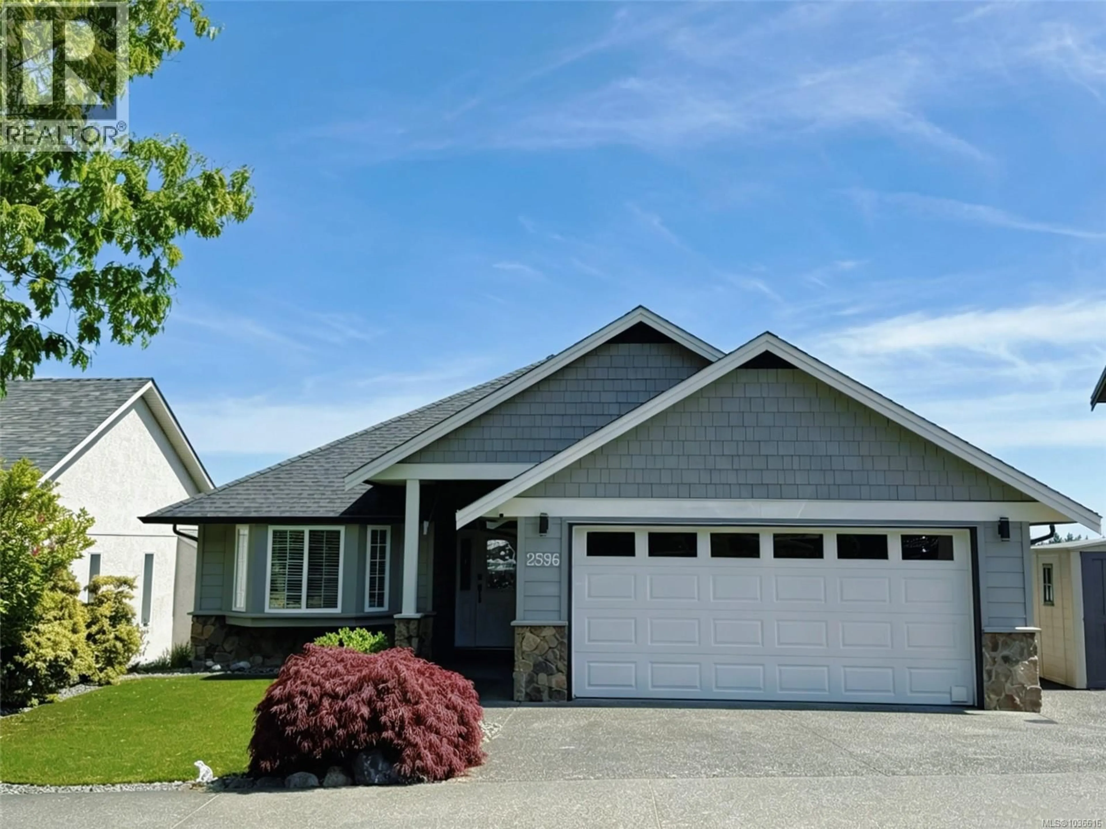 Home with vinyl exterior material, street for 2596 CRYSTALVIEW DRIVE, Langford British Columbia V9B6M9