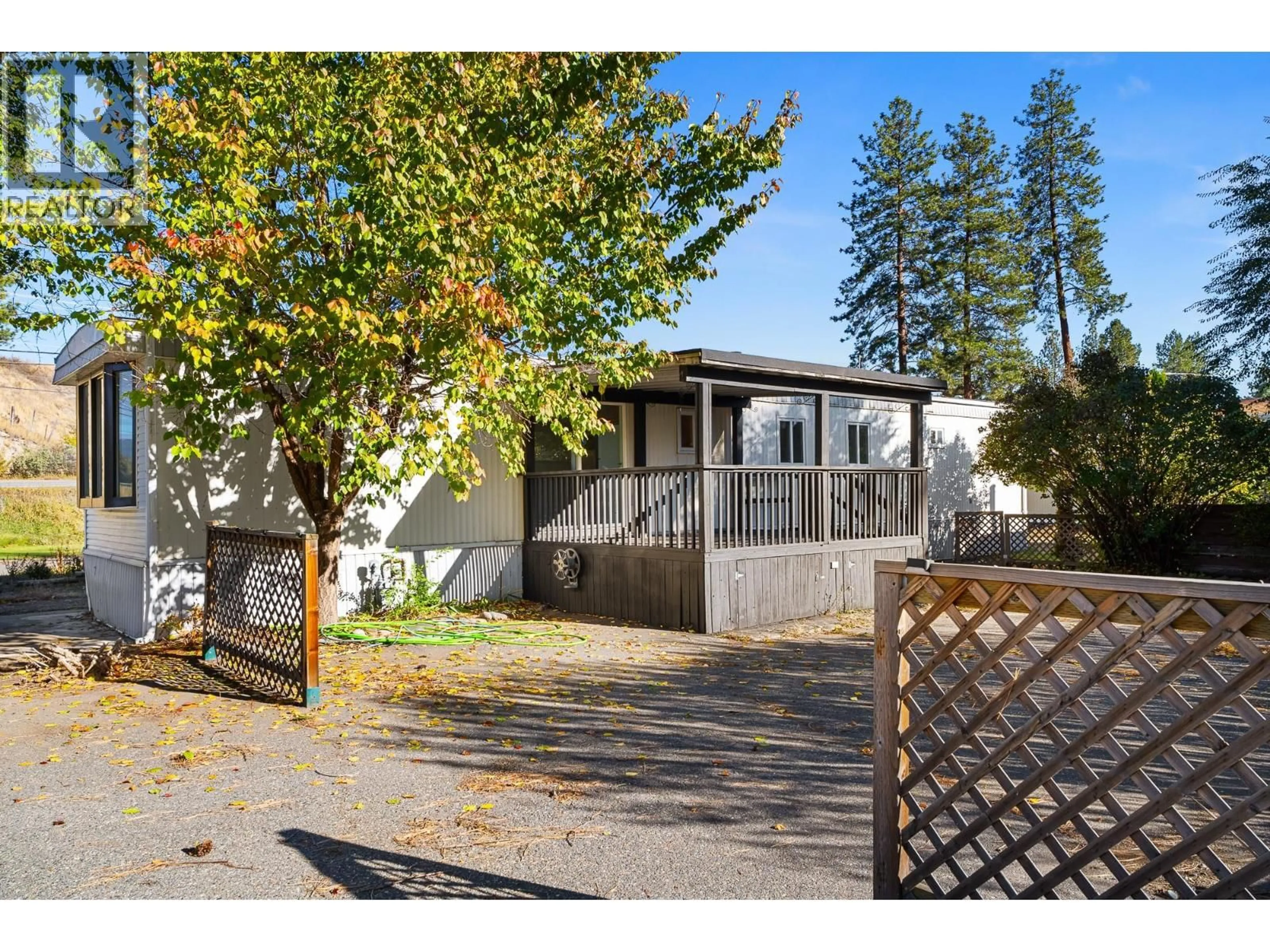 A pic from outside/outdoor area/front of a property/back of a property/a pic from drone, street for 33 - 254 MERRITT-SPENCES BRIDGE HIGHWAY, Merritt British Columbia V1K1M7