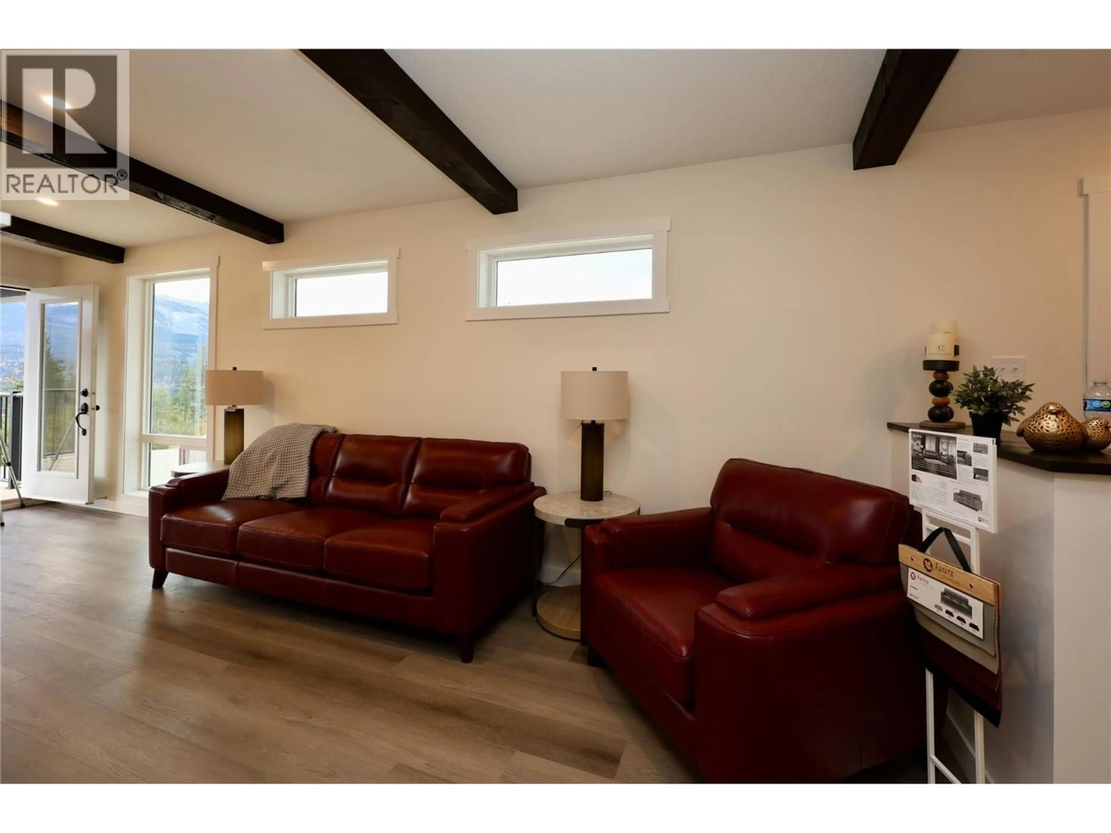 Living room with furniture, wood/laminate floor for 470 REFLECTION LAKE ROAD, Golden British Columbia V0A1H6
