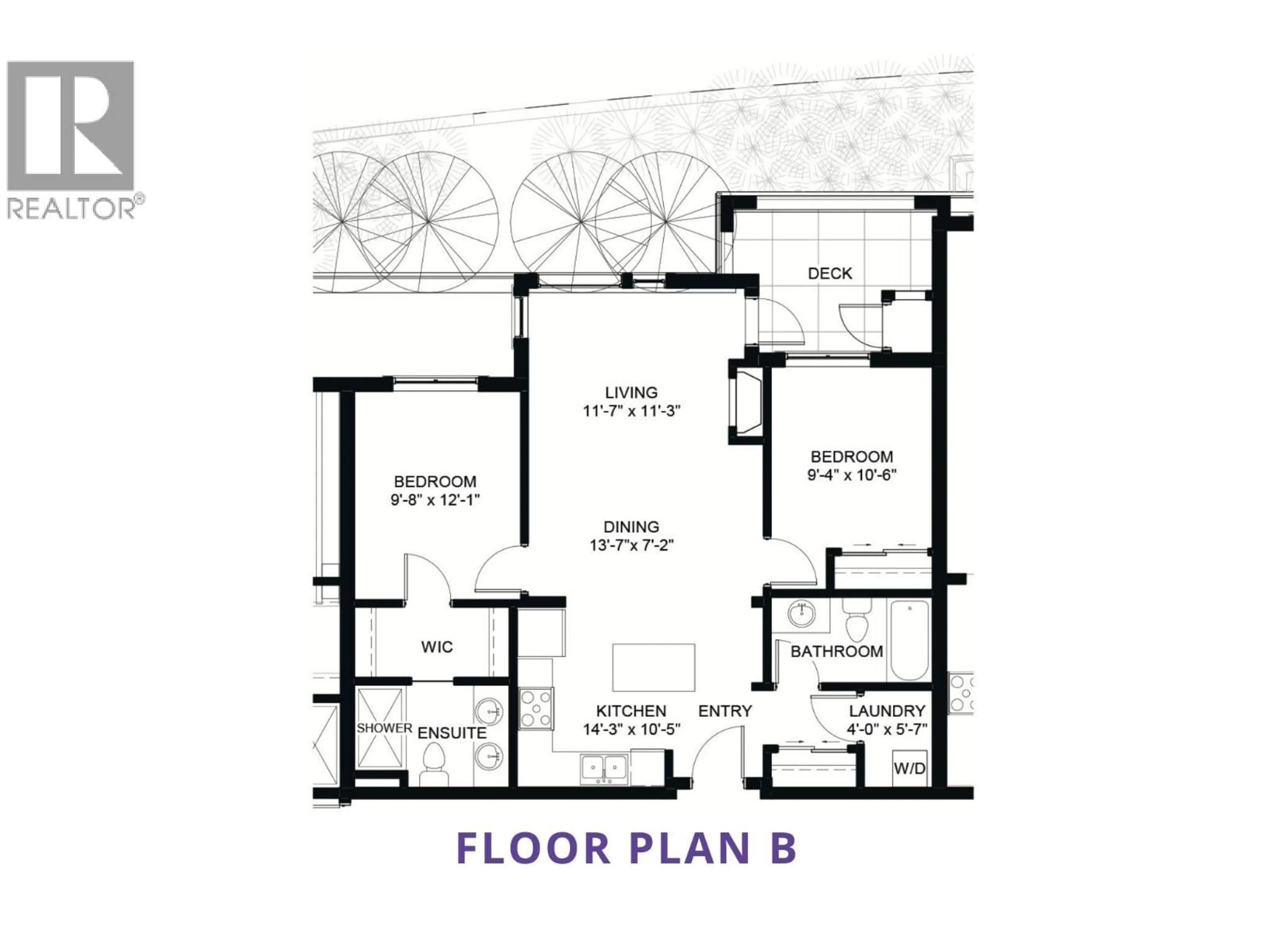 Floor plan for 307 - 2171 VAN HORNE DRIVE, Kamloops British Columbia V1S0E2