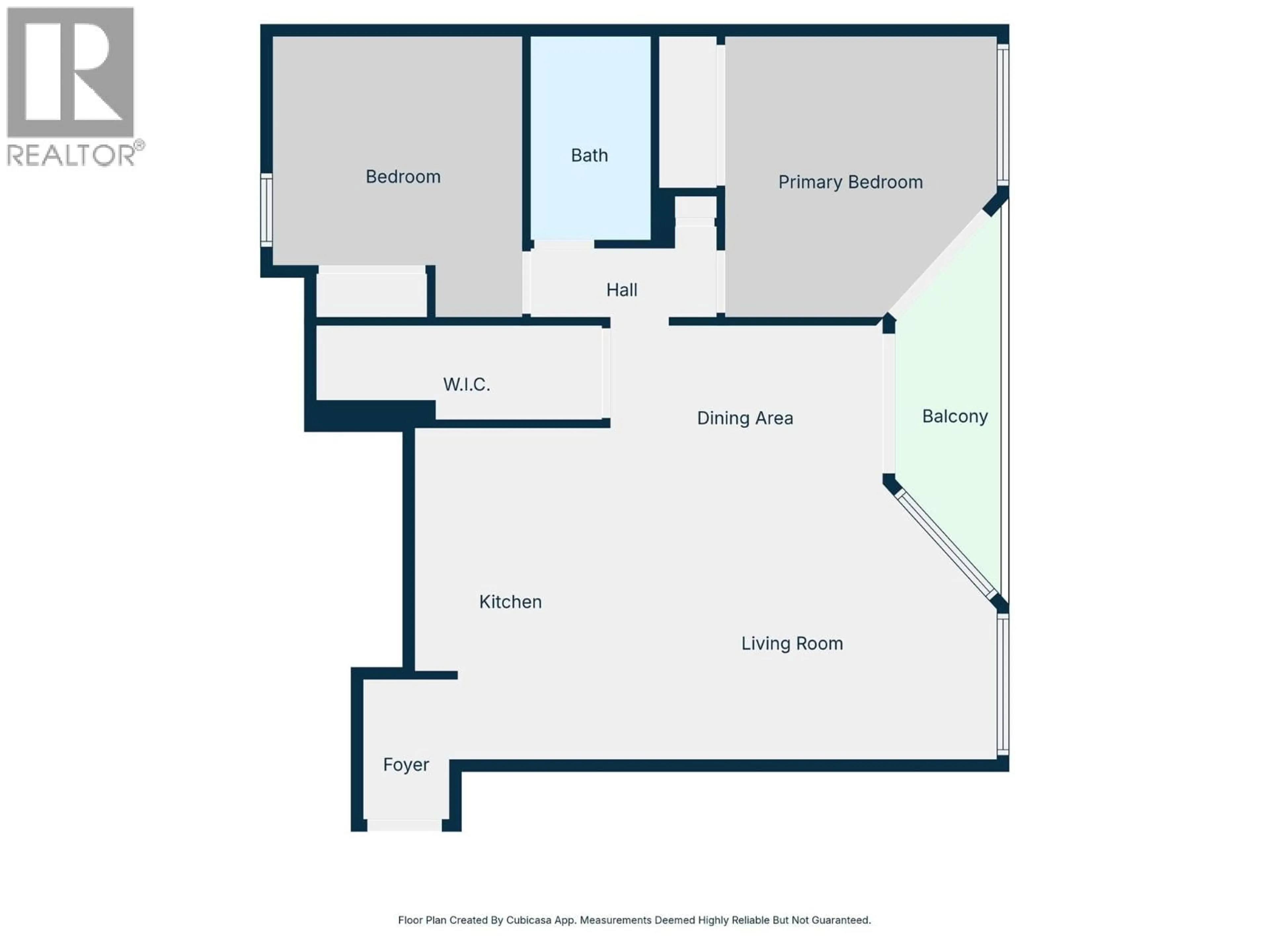 Floor plan for 403 - 525 NICOLA STREET, Kamloops British Columbia V2C6J5