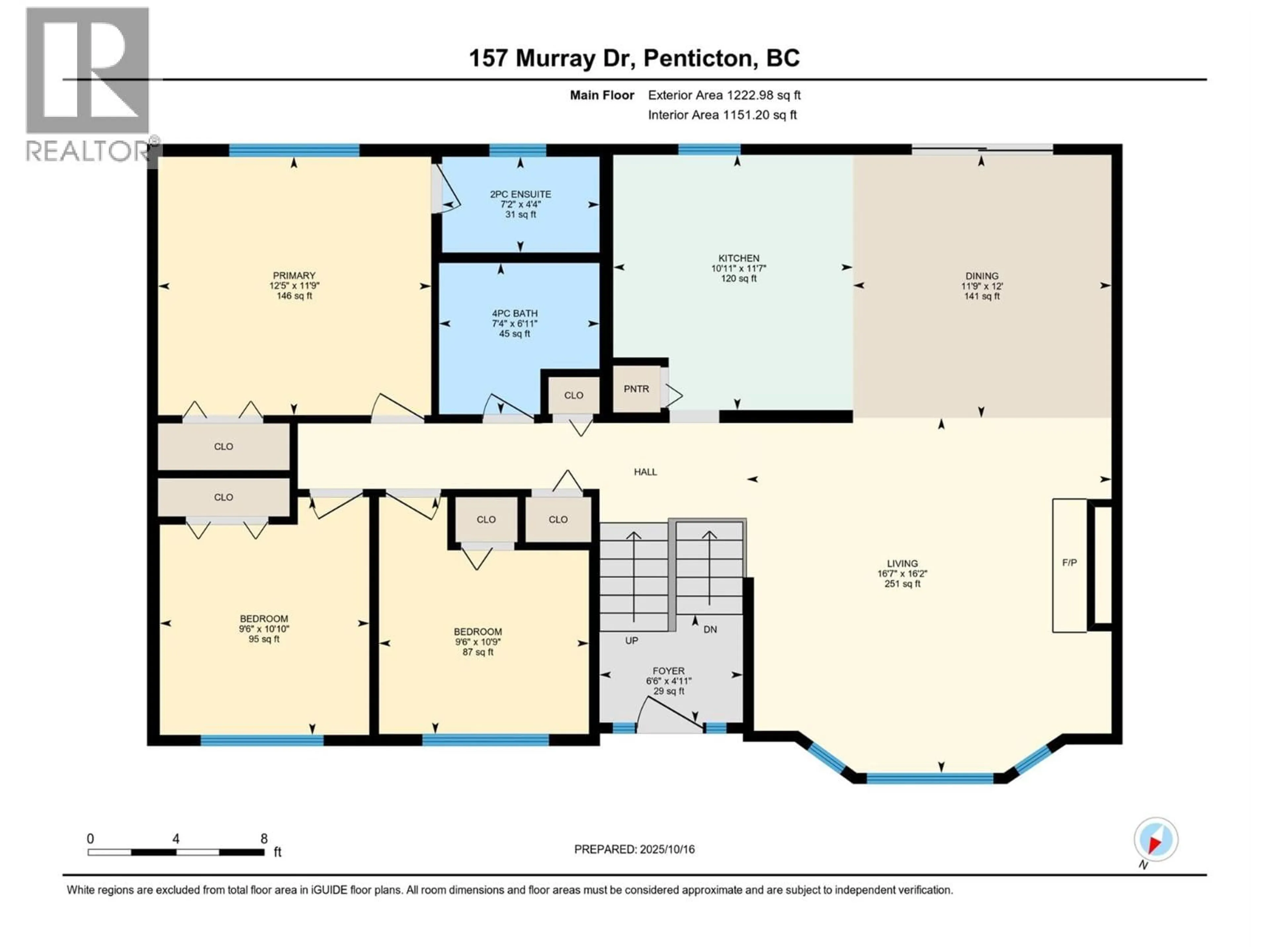Floor plan for 157 MURRAY DRIVE, Penticton British Columbia V2A6W7
