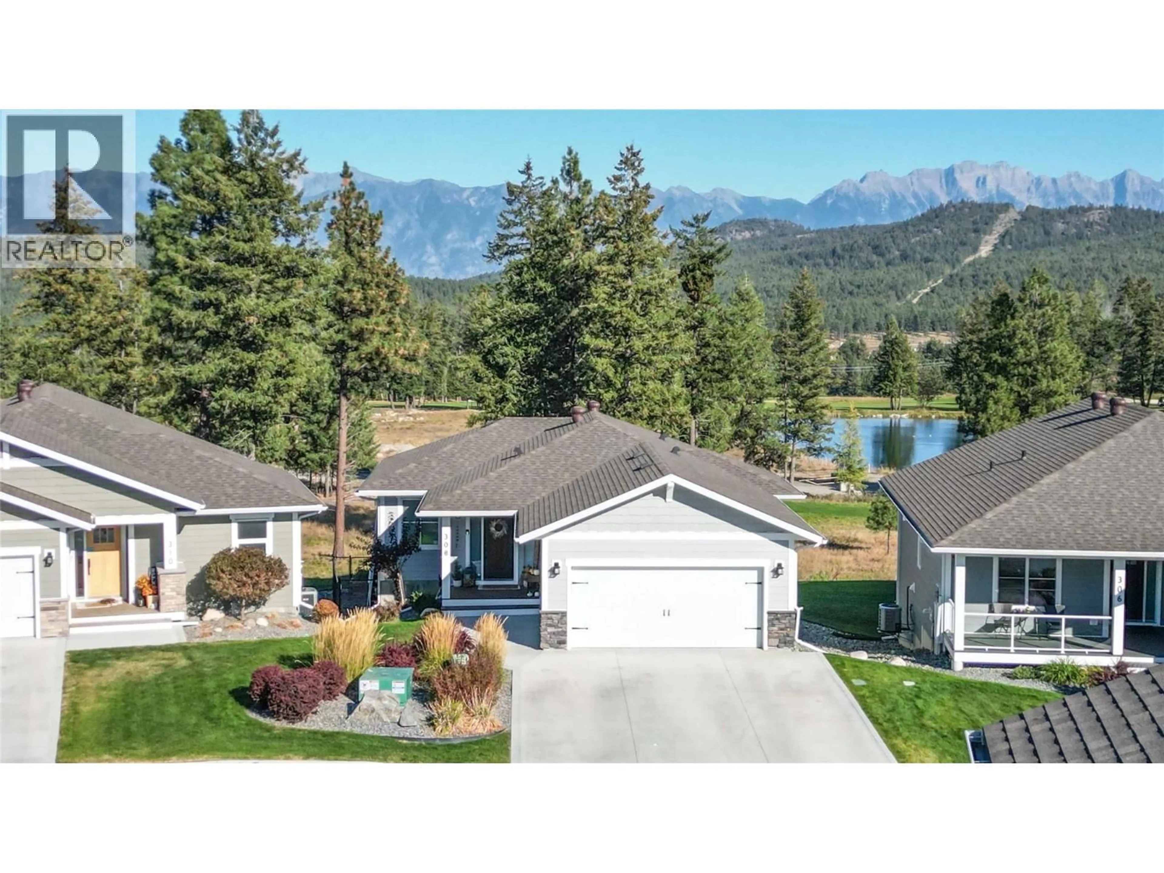 A pic from outside/outdoor area/front of a property/back of a property/a pic from drone, mountain view for 308 LEGACY LOOKOUT LOOKOUT, Cranbrook British Columbia V1C0E4