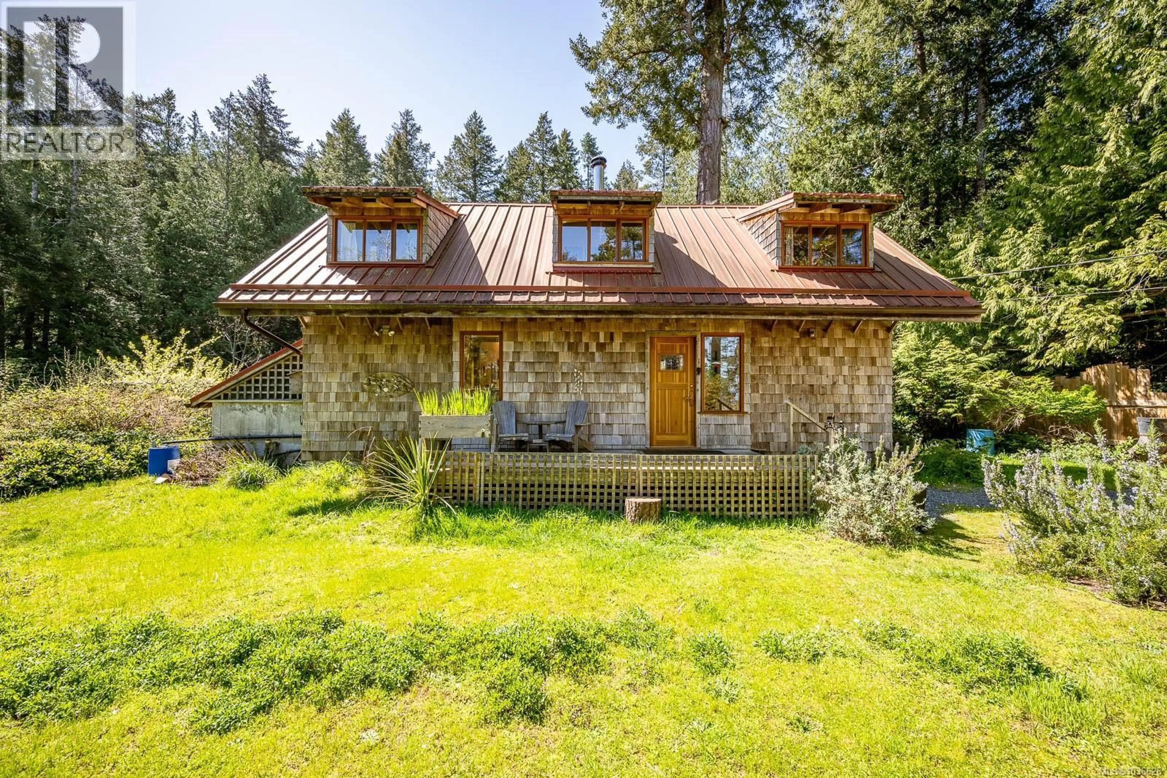 Home with brick exterior material, unknown for 7670/7690 ANDERSON DRIVE, Hornby Island British Columbia V0R1Z0