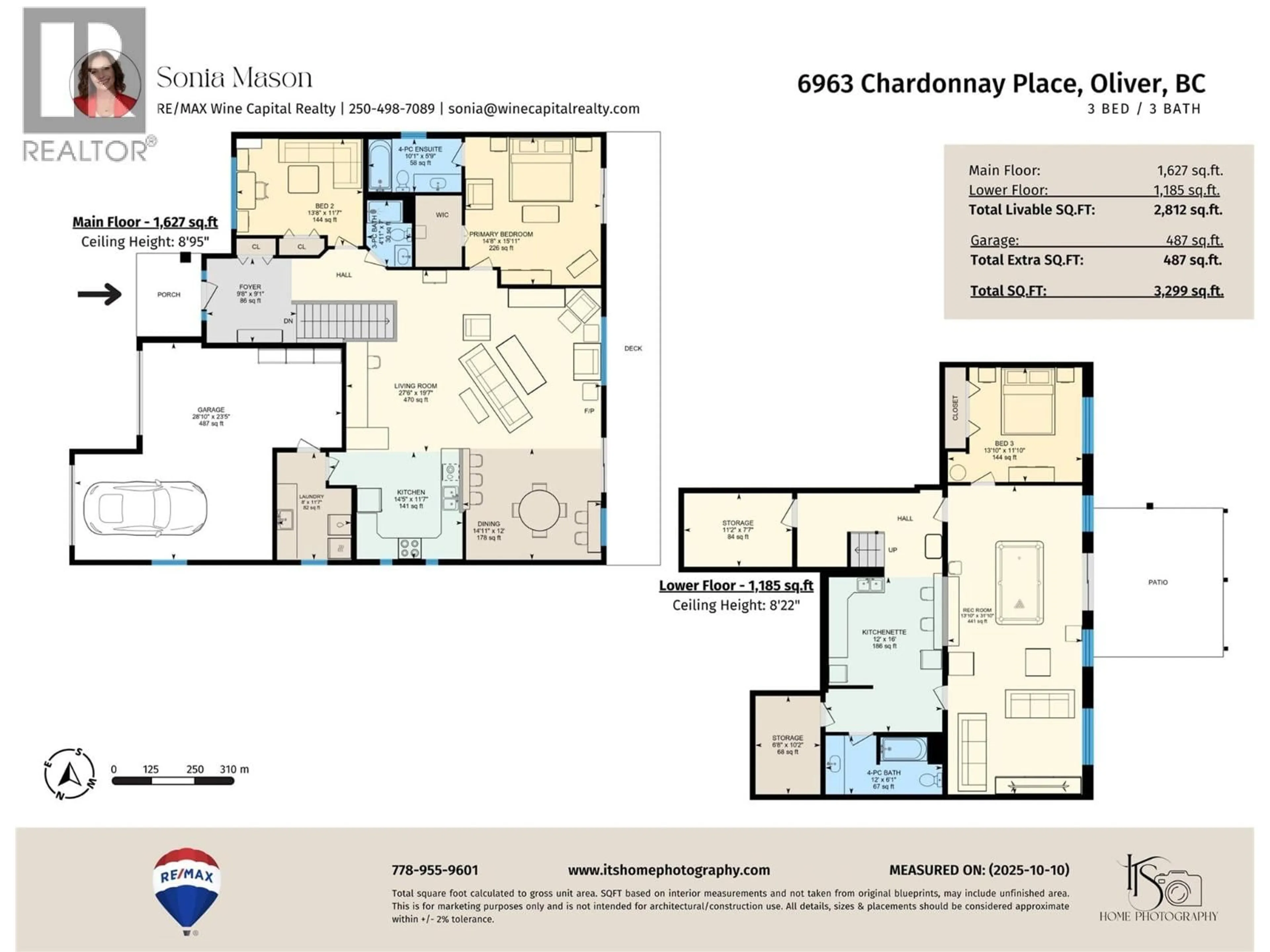 Floor plan for 6963 CHARDONNAY PLACE, Oliver British Columbia V0H1T4