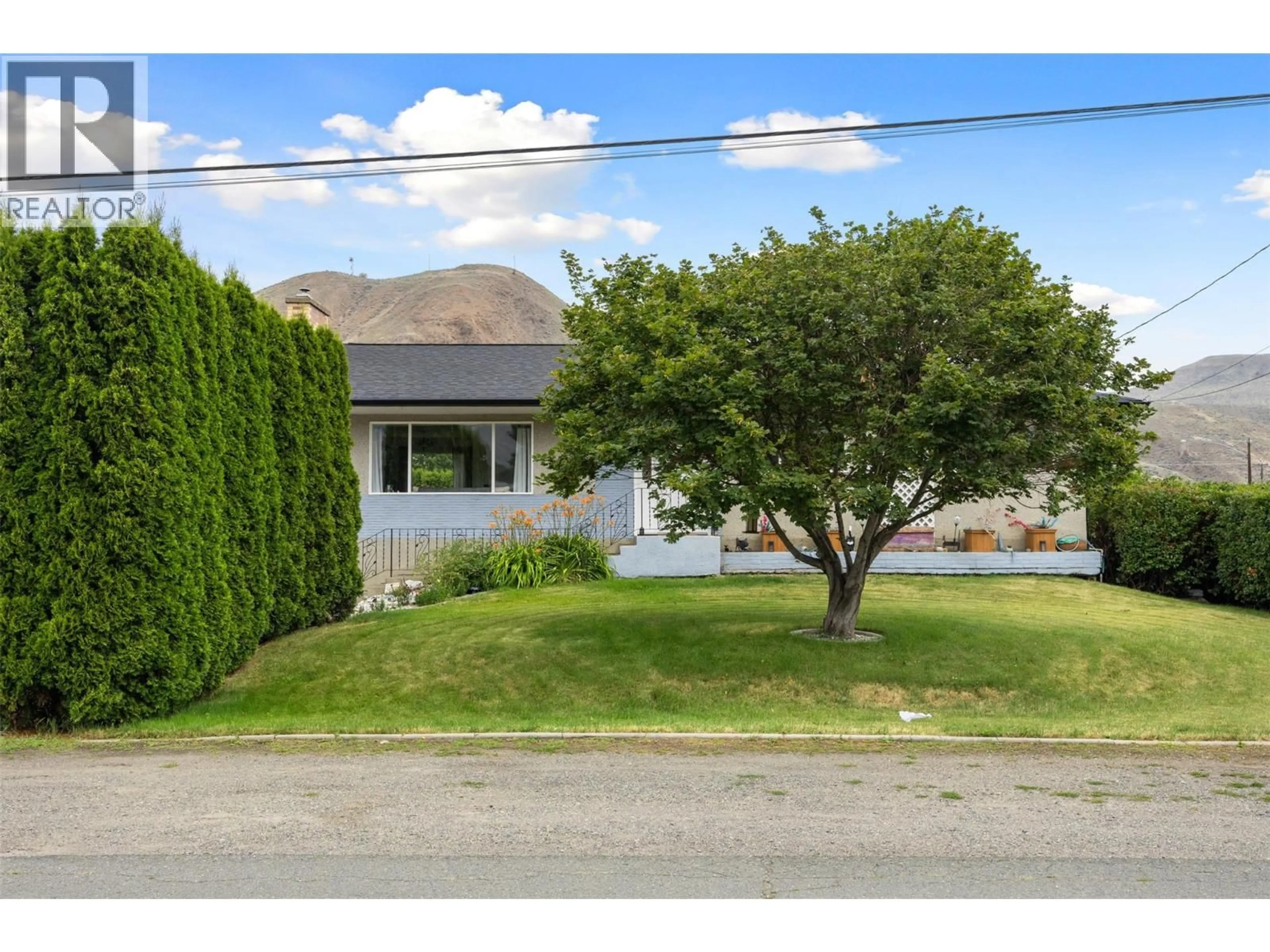 A pic from outside/outdoor area/front of a property/back of a property/a pic from drone, street for 2150 PONDEROSA AVENUE, Kamloops British Columbia V2B4V9