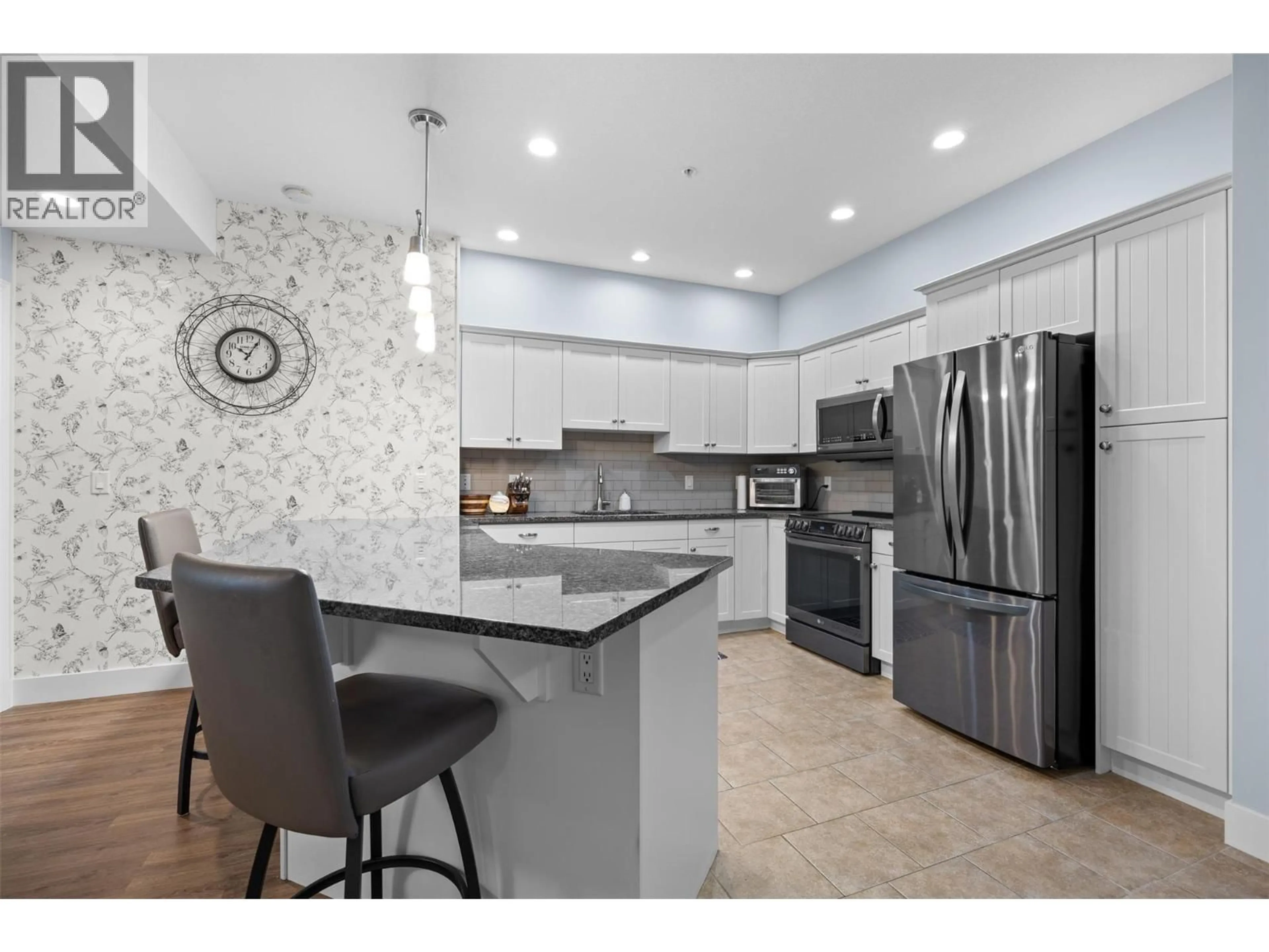 Open concept kitchen, ceramic/tile floor for 3311 - 3832 OLD OKANAGAN HIGHWAY, West Kelowna British Columbia V4T3G6