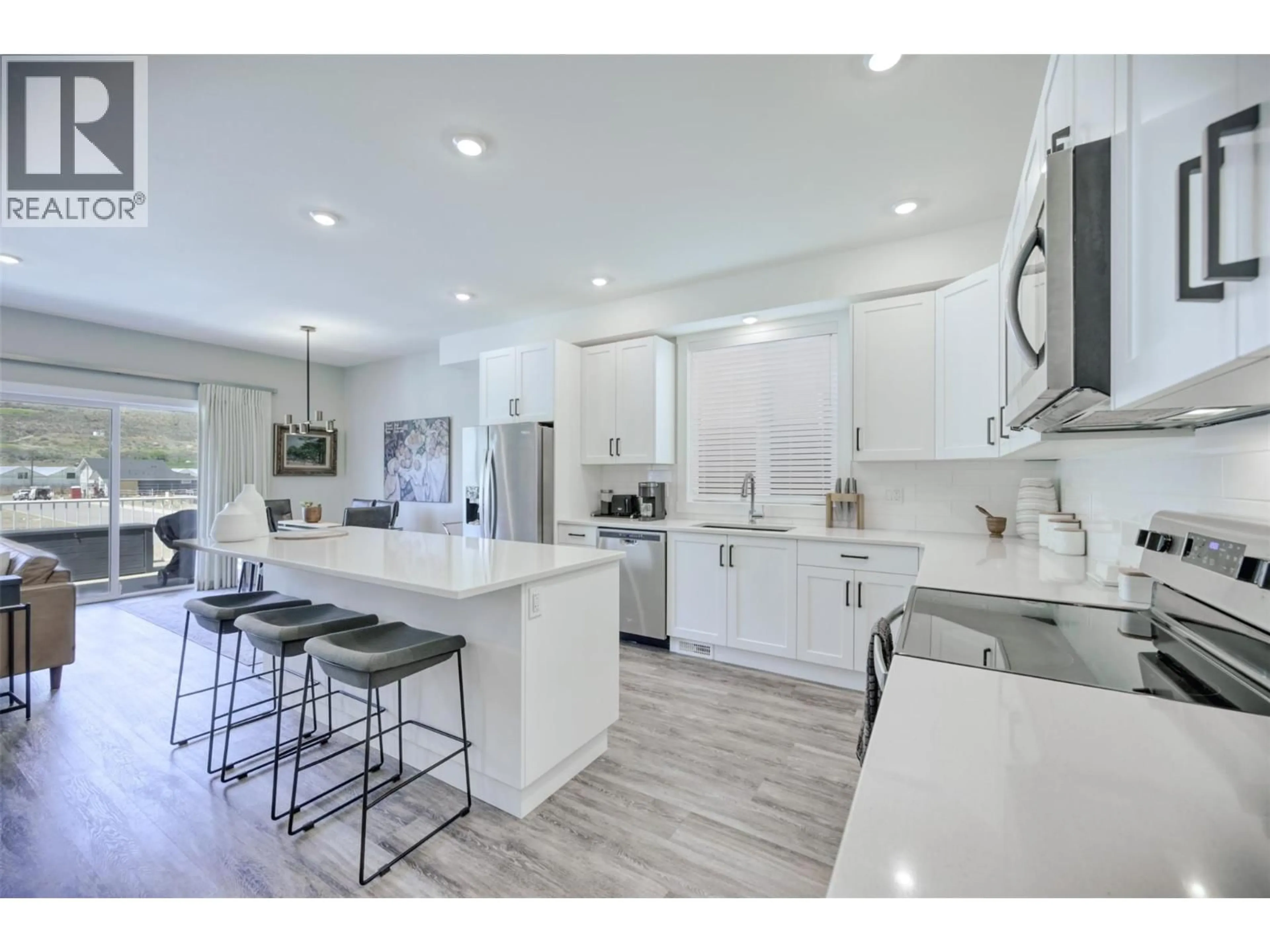 Open concept kitchen, ceramic/tile floor for 7012 WREN DRIVE, Osoyoos British Columbia V0H1V6