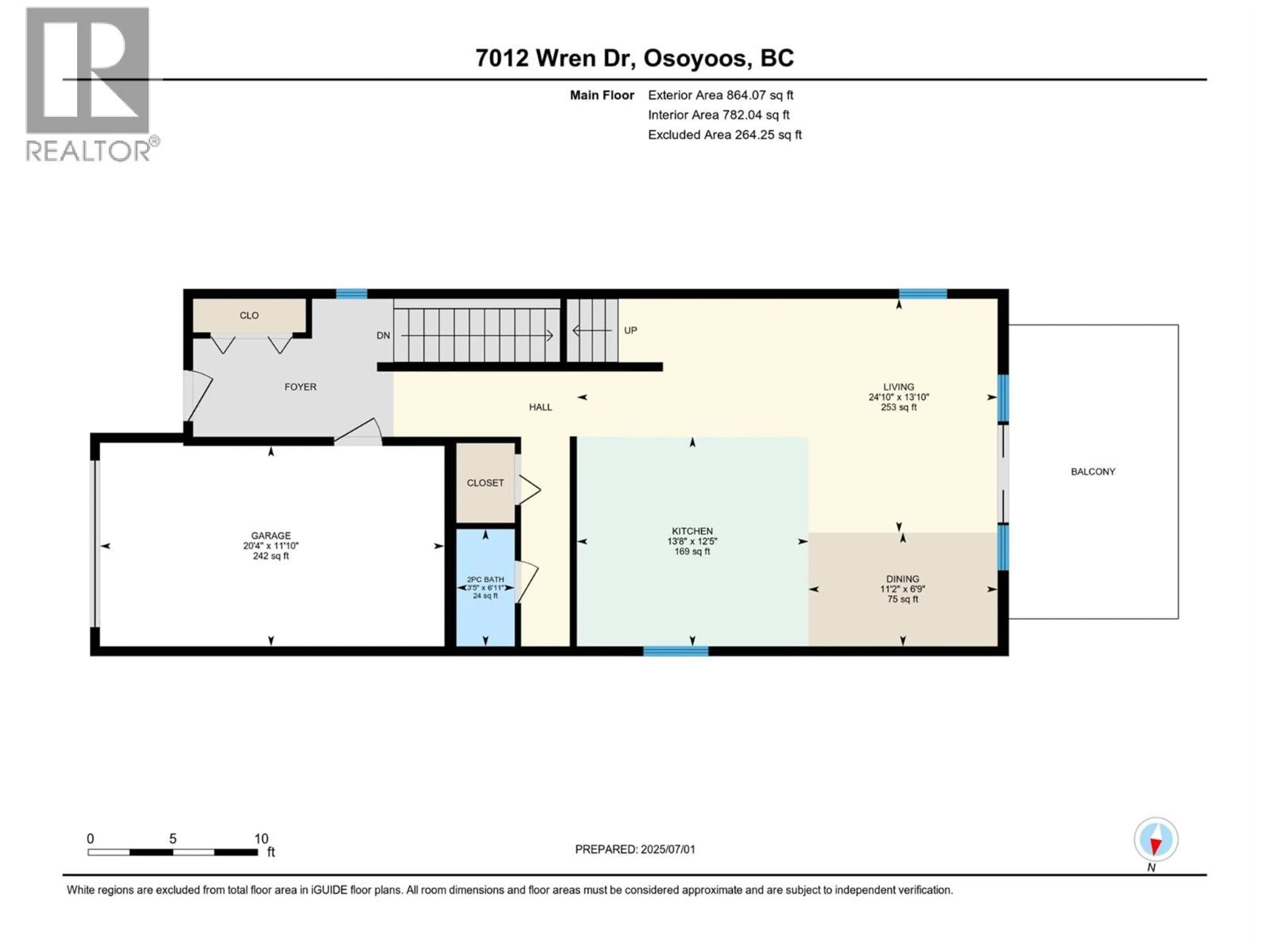 Floor plan for 7012 WREN DRIVE, Osoyoos British Columbia V0H1V6