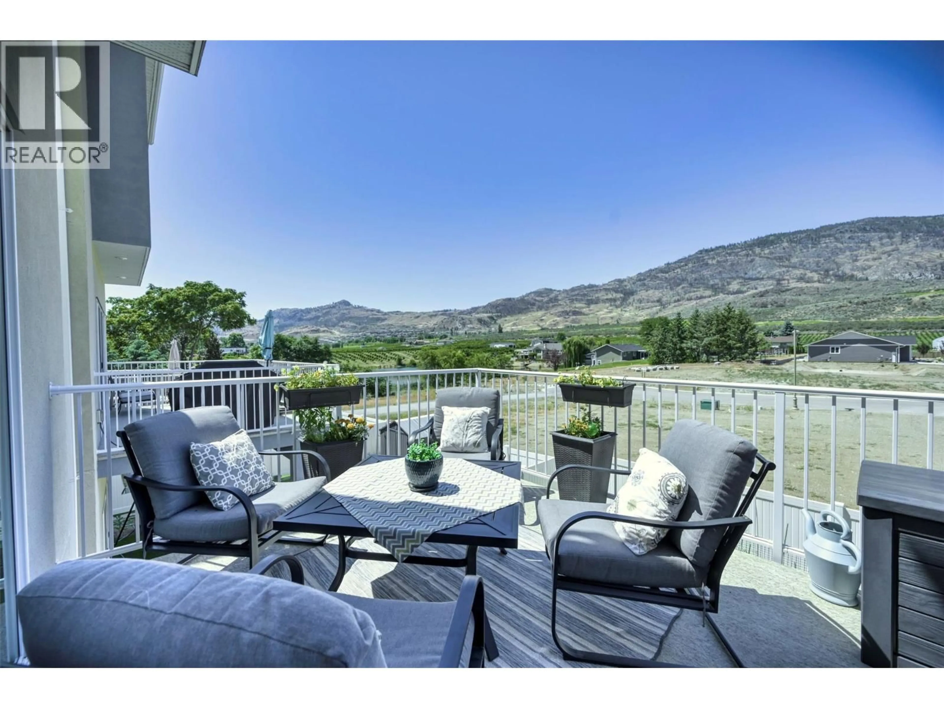 Patio, mountain view for 7012 WREN DRIVE, Osoyoos British Columbia V0H1V6
