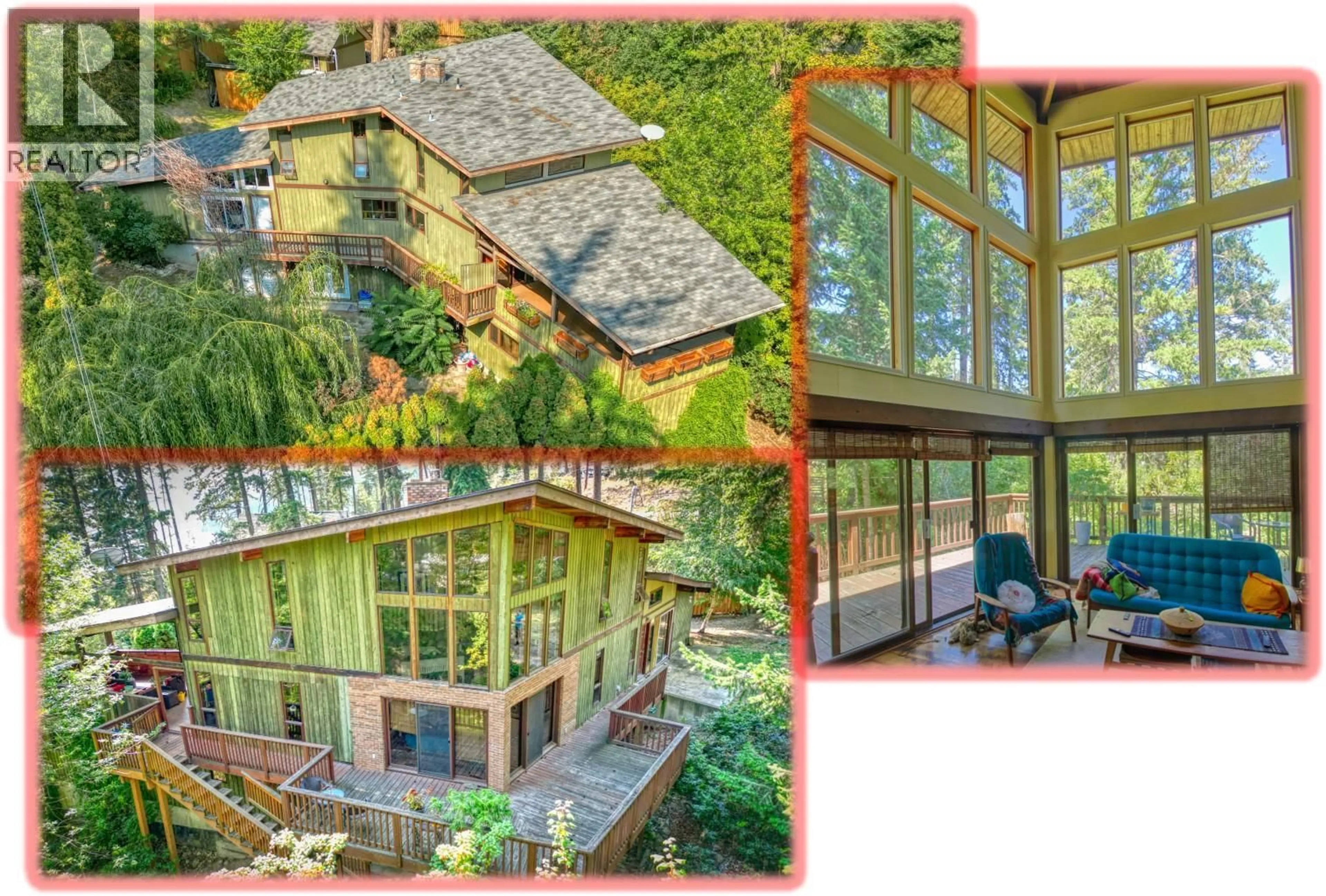 A pic from outside/outdoor area/front of a property/back of a property/a pic from drone, unknown for 405 KILDARE WAY, Vernon British Columbia V1T2C7