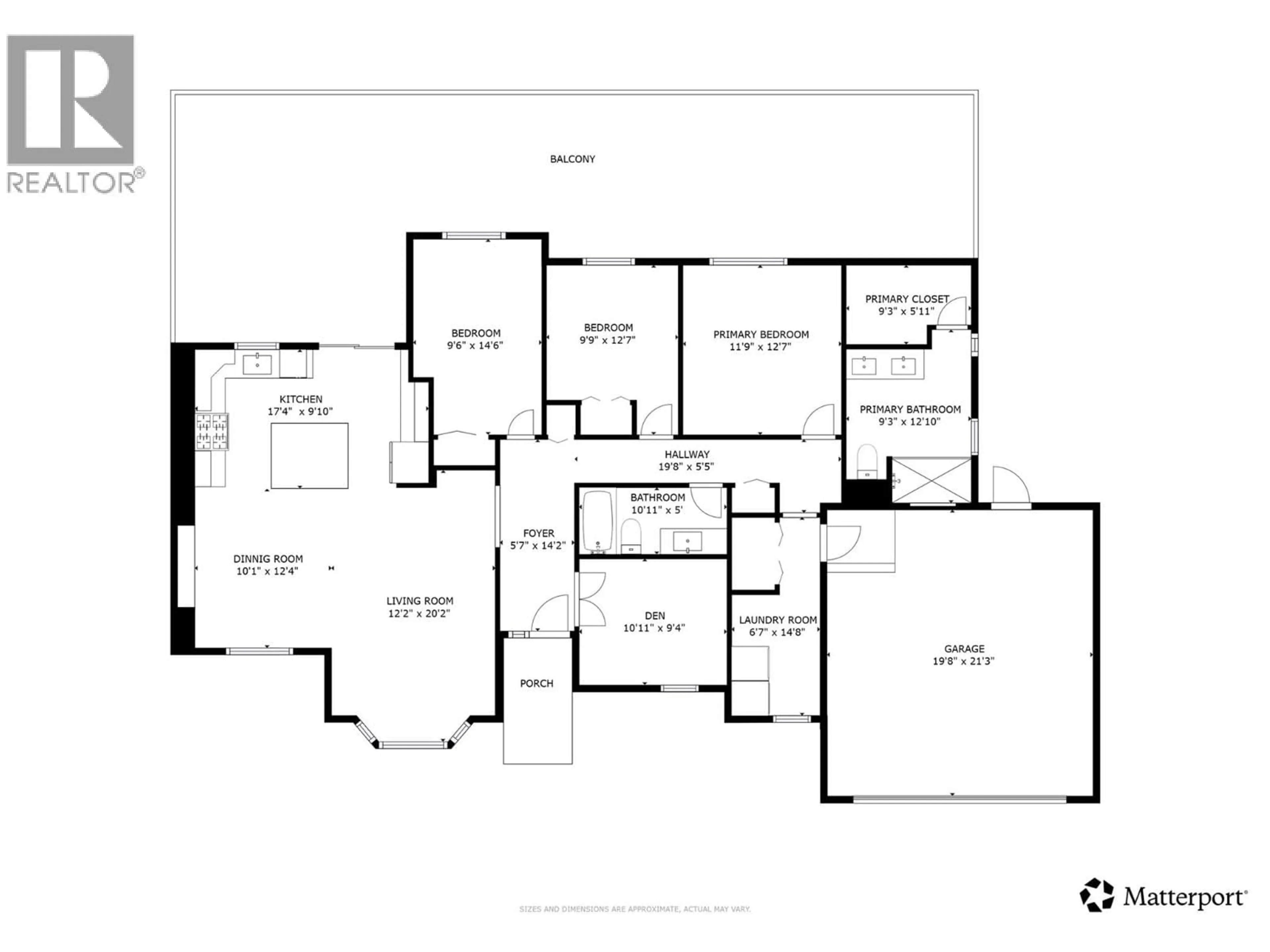 Floor plan for 1932 HORIZON DRIVE, West Kelowna British Columbia V1Z3L3
