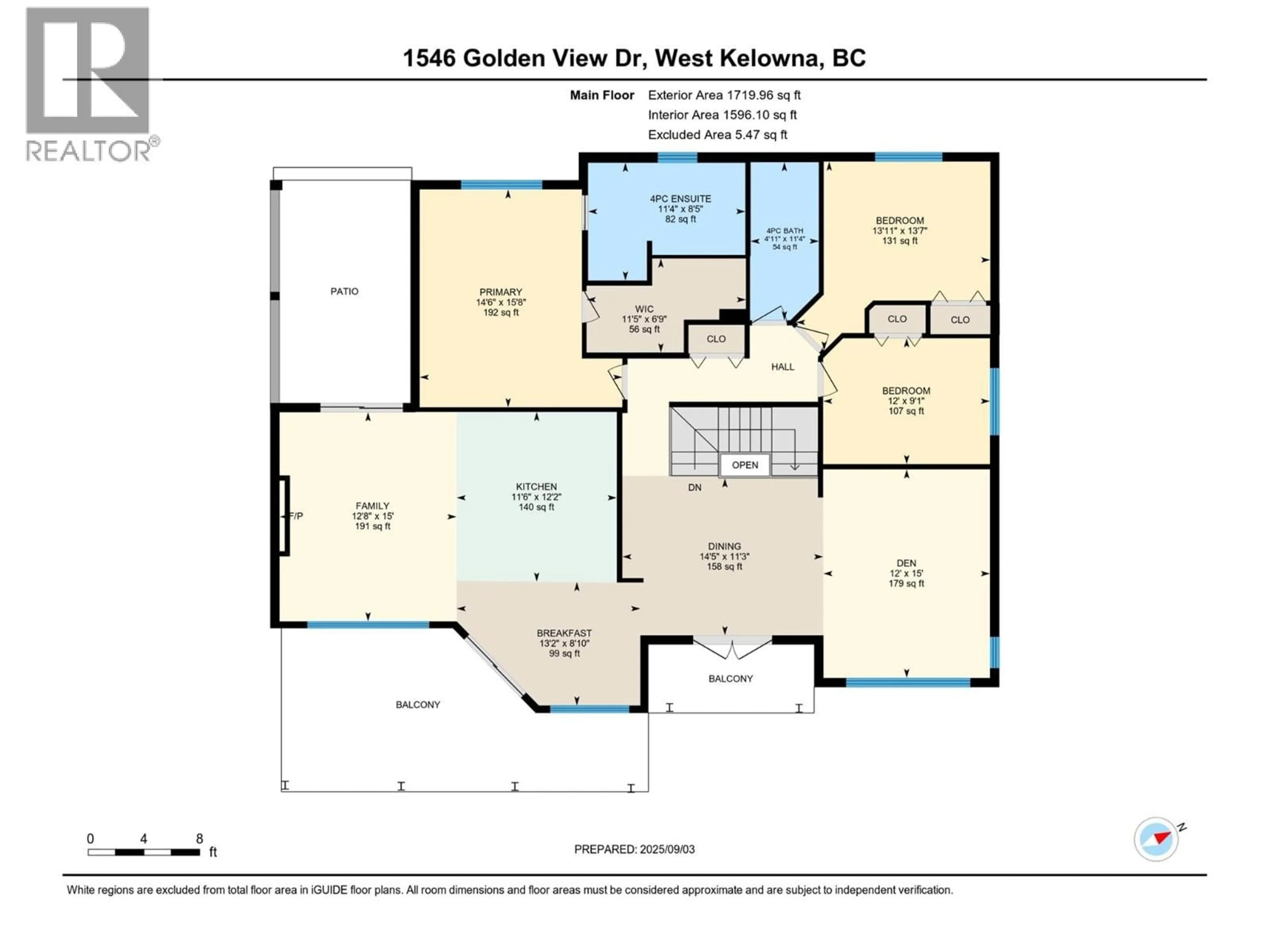 Floor plan for 1546 GOLDEN VIEW DRIVE, West Kelowna British Columbia V4T1Y7