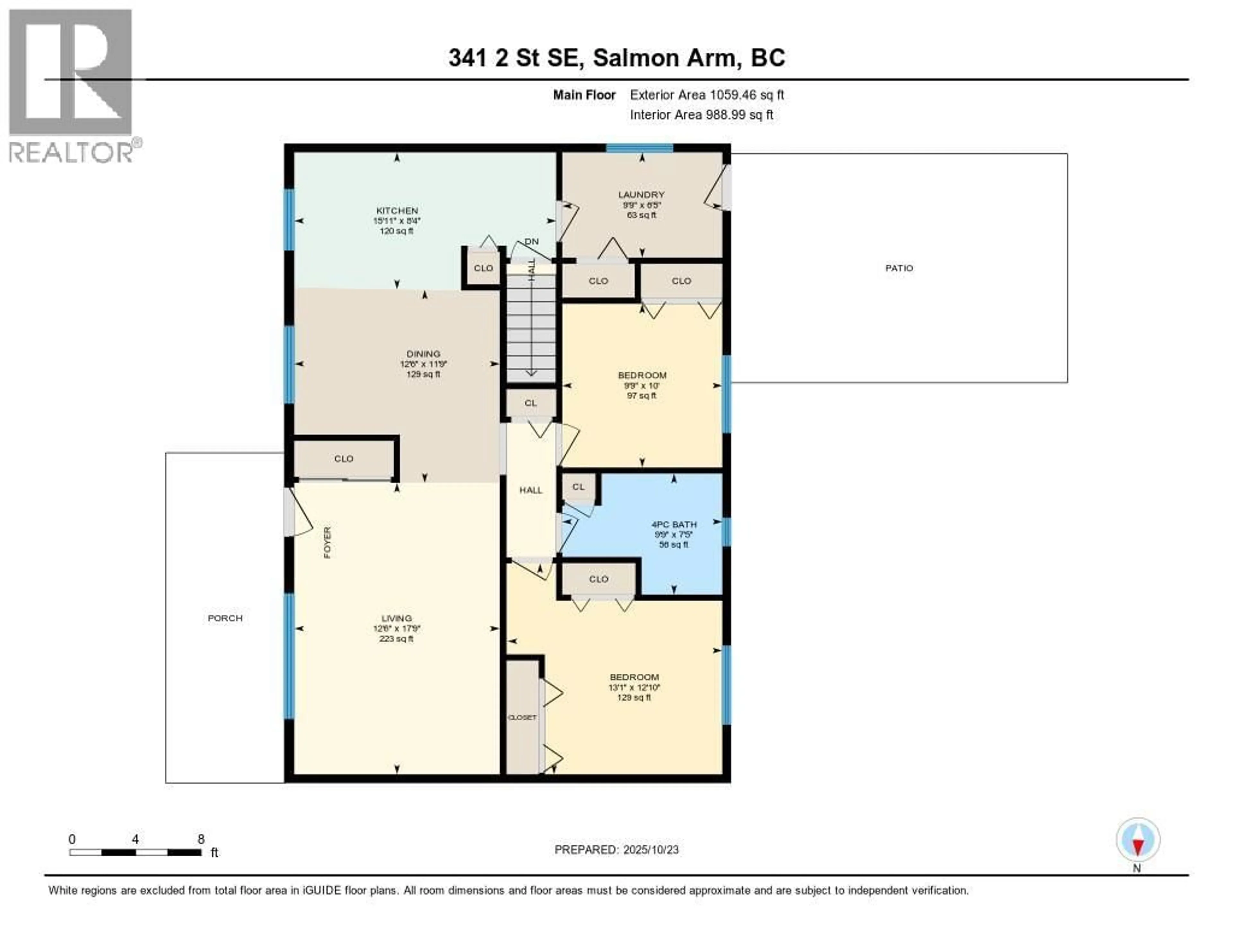Floor plan for 341 2 STREET SOUTHEAST, Salmon Arm British Columbia V1E4H3