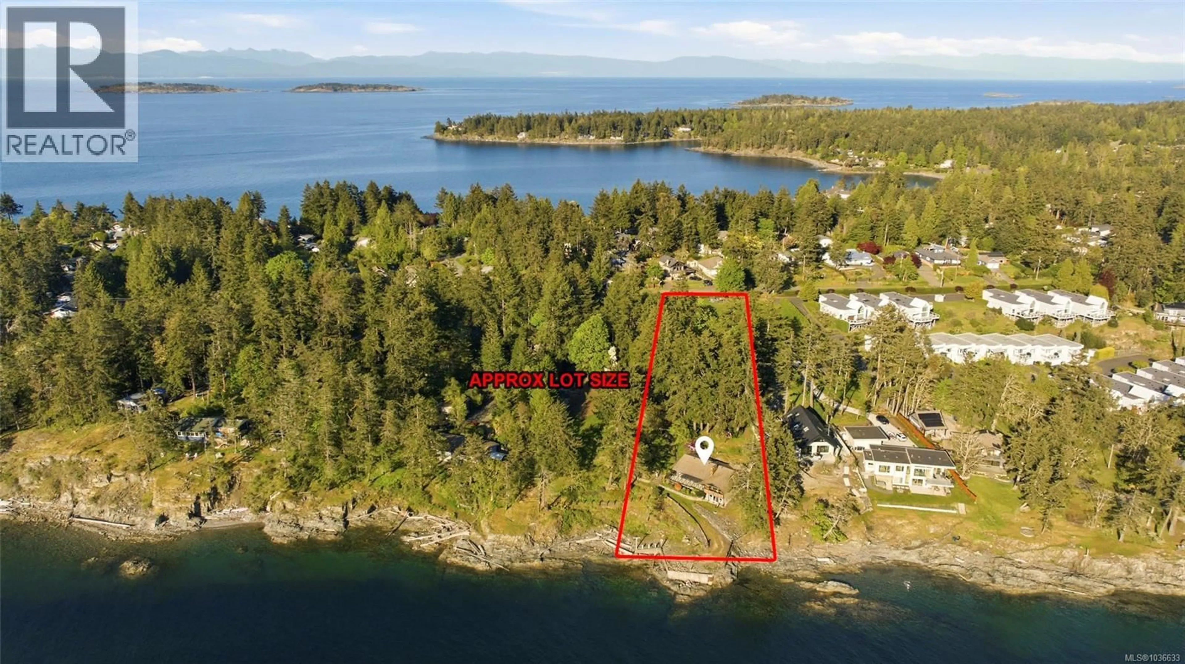 A pic from outside/outdoor area/front of a property/back of a property/a pic from drone, water/lake/river/ocean view for B - 1571 BRYNMARL ROAD, Nanoose Bay British Columbia V9P9B6