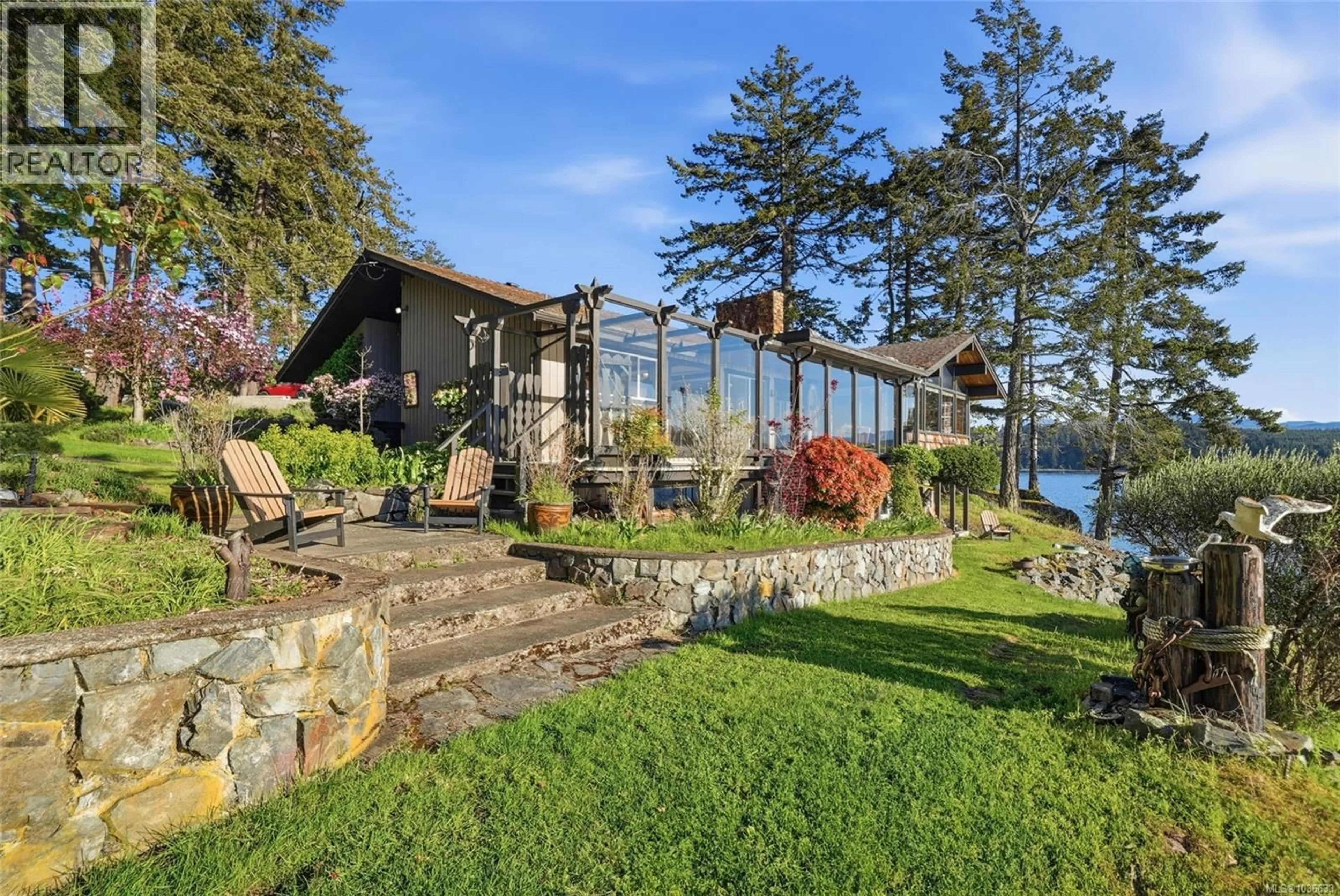 A pic from outside/outdoor area/front of a property/back of a property/a pic from drone, water/lake/river/ocean view for B - 1571 BRYNMARL ROAD, Nanoose Bay British Columbia V9P9B6