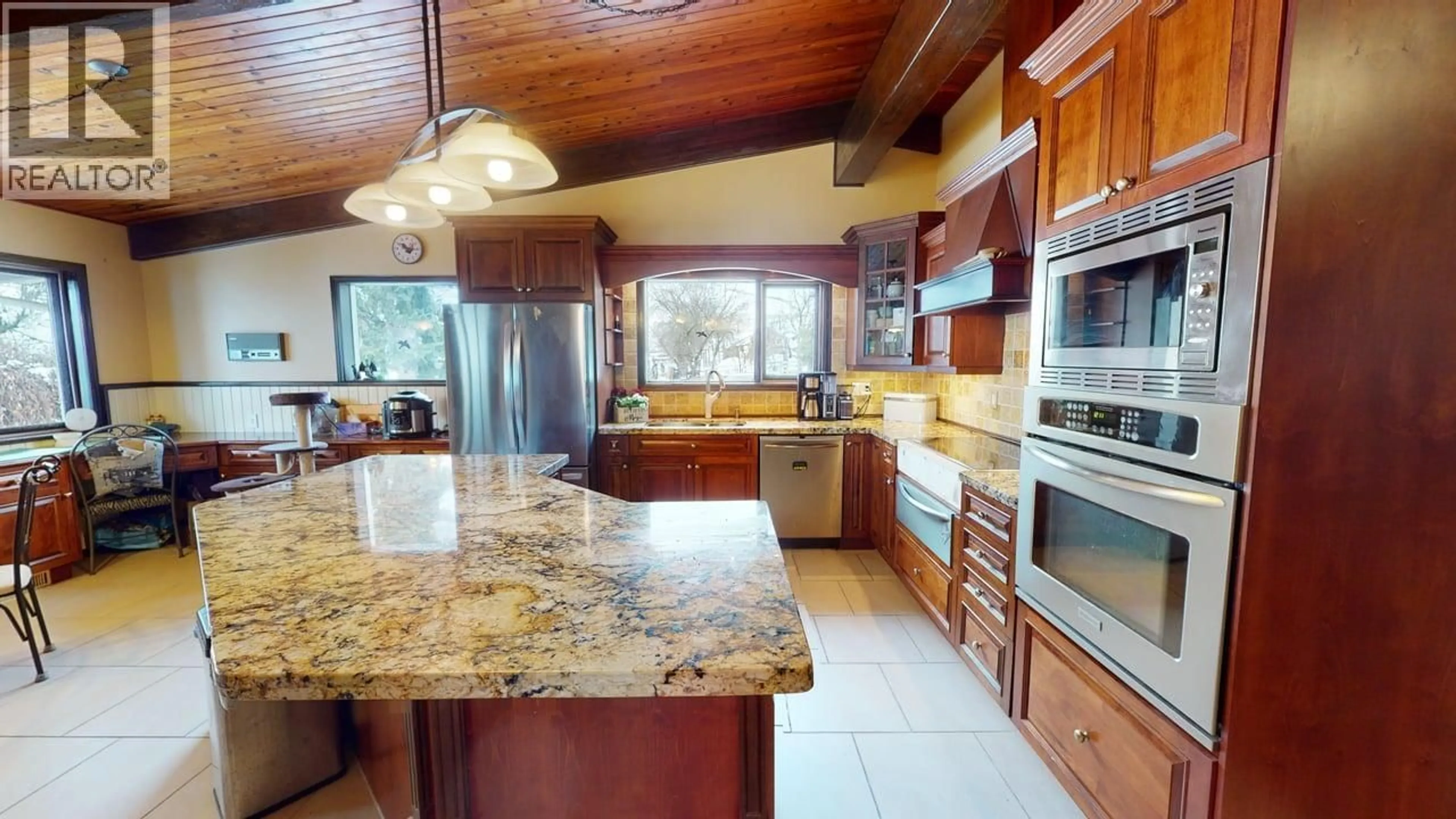 Open concept kitchen, ceramic/tile floor for 2545 6 HIGHWAY, Lumby British Columbia V0E2G1