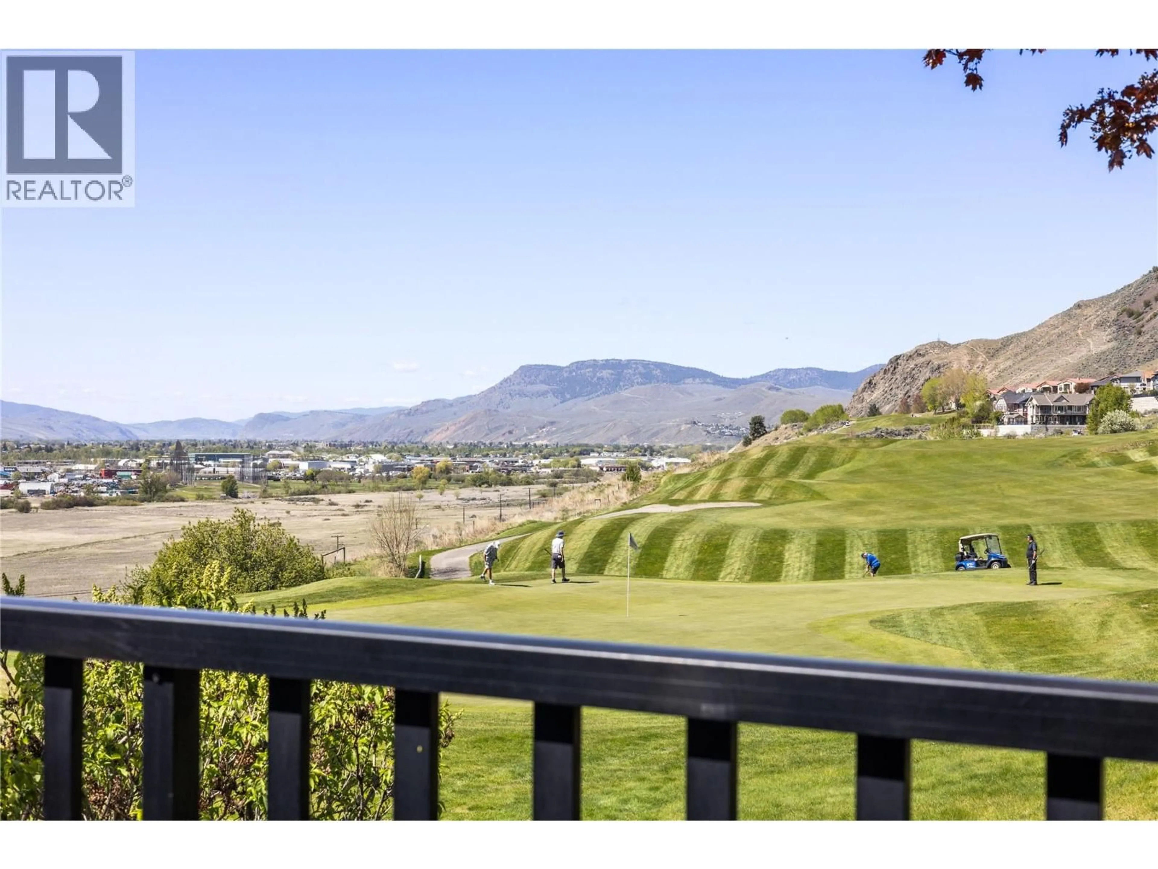 Patio, mountain view for 2 - 100 SUN RIVERS DRIVE, Kamloops British Columbia V2H1R4