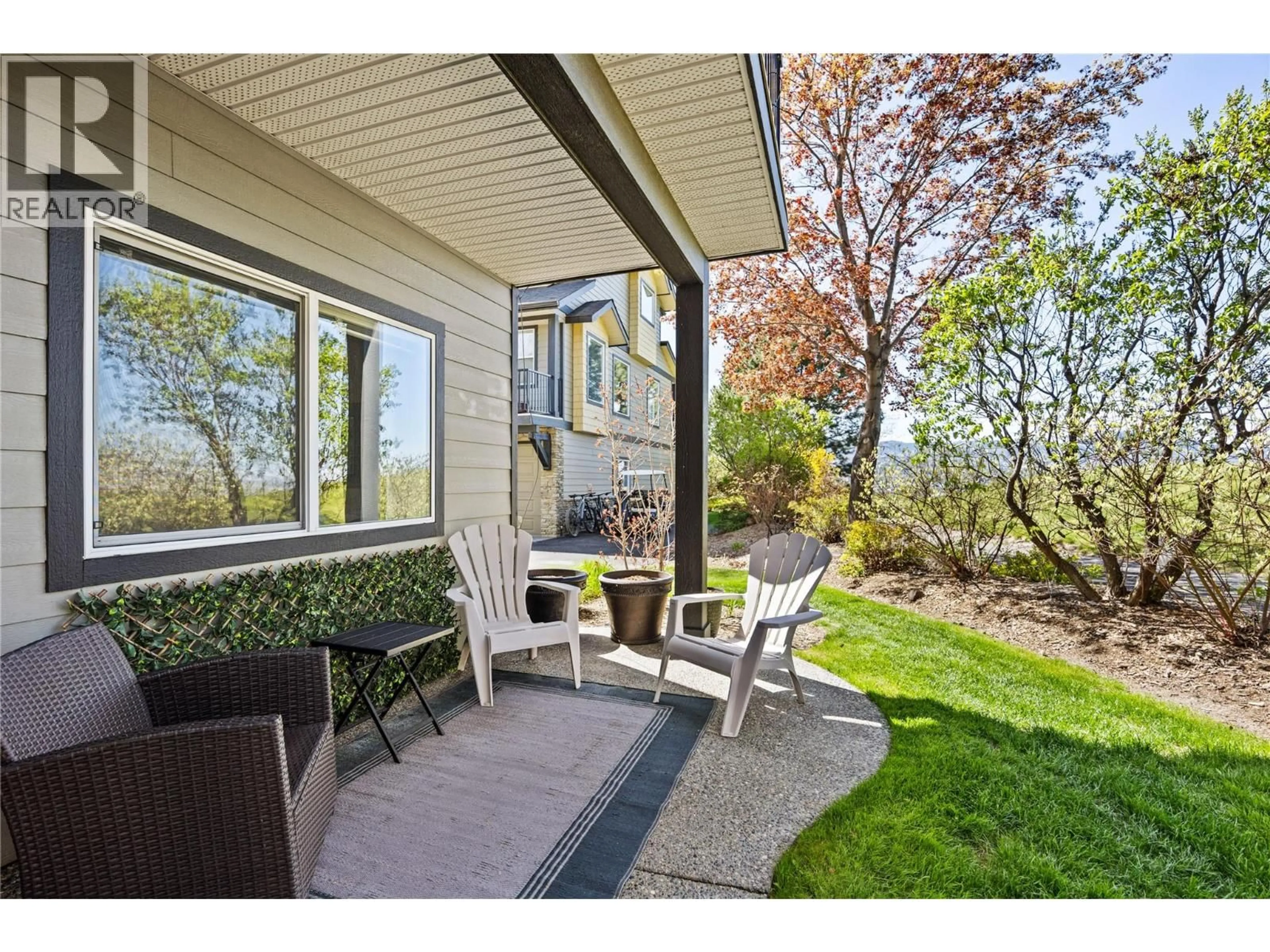 Patio, mountain view for 2 - 100 SUN RIVERS DRIVE, Kamloops British Columbia V2H1R4