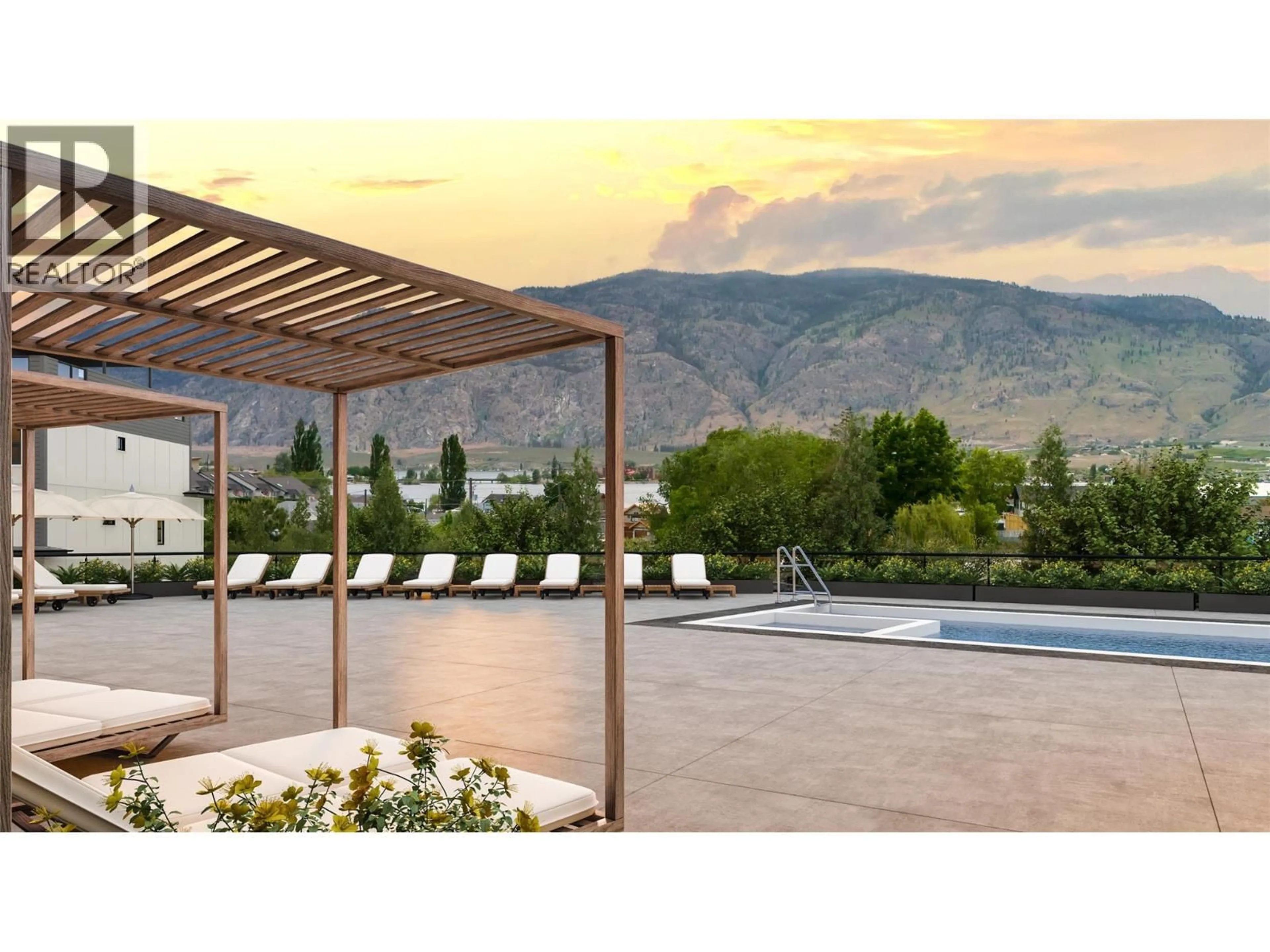 Patio, mountain view for 13 - 4601 97TH STREET, Osoyoos British Columbia V0H1V1