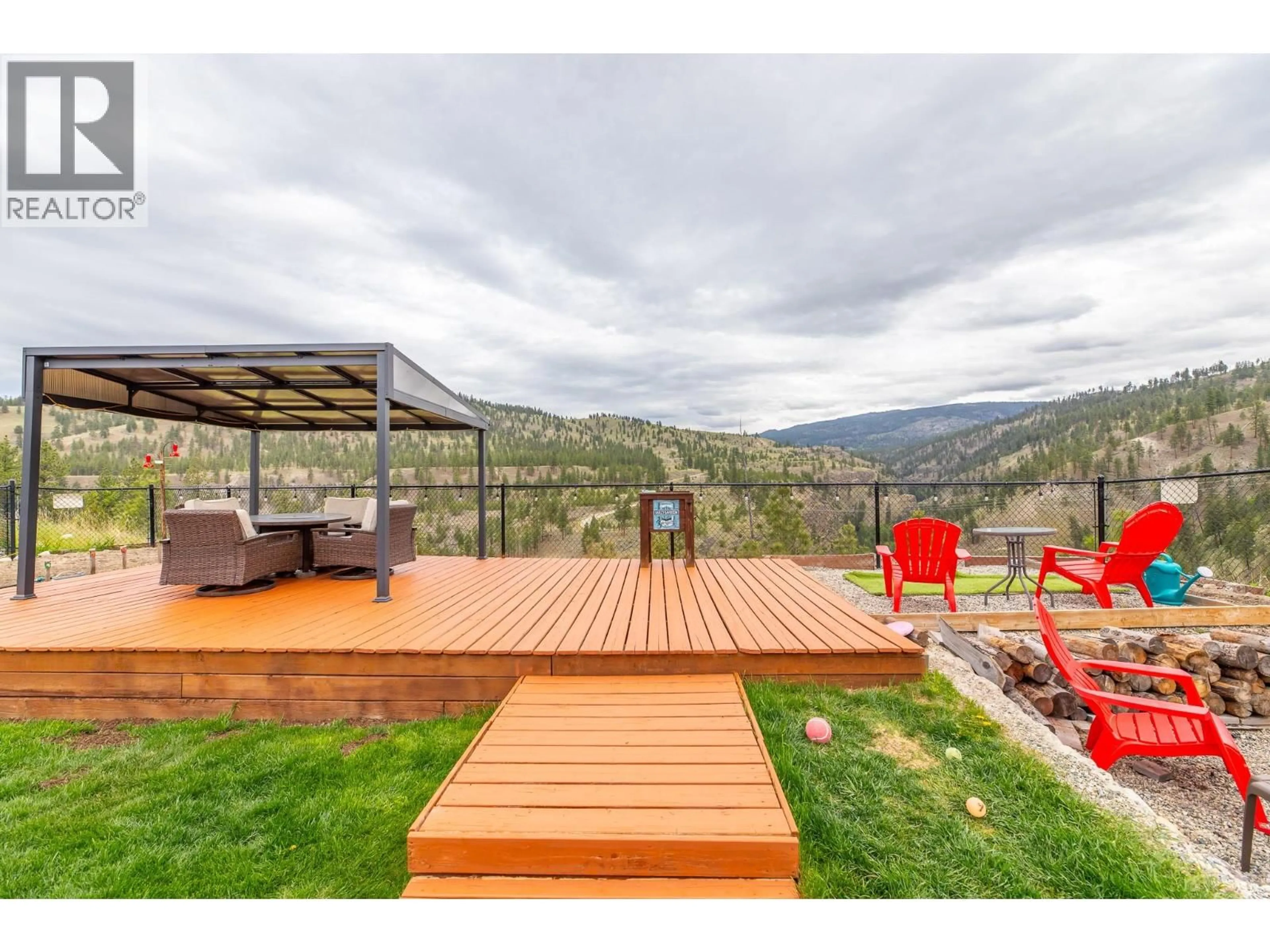 Patio, mountain view for 2189 BRENT DRIVE, Penticton British Columbia V2A9G4