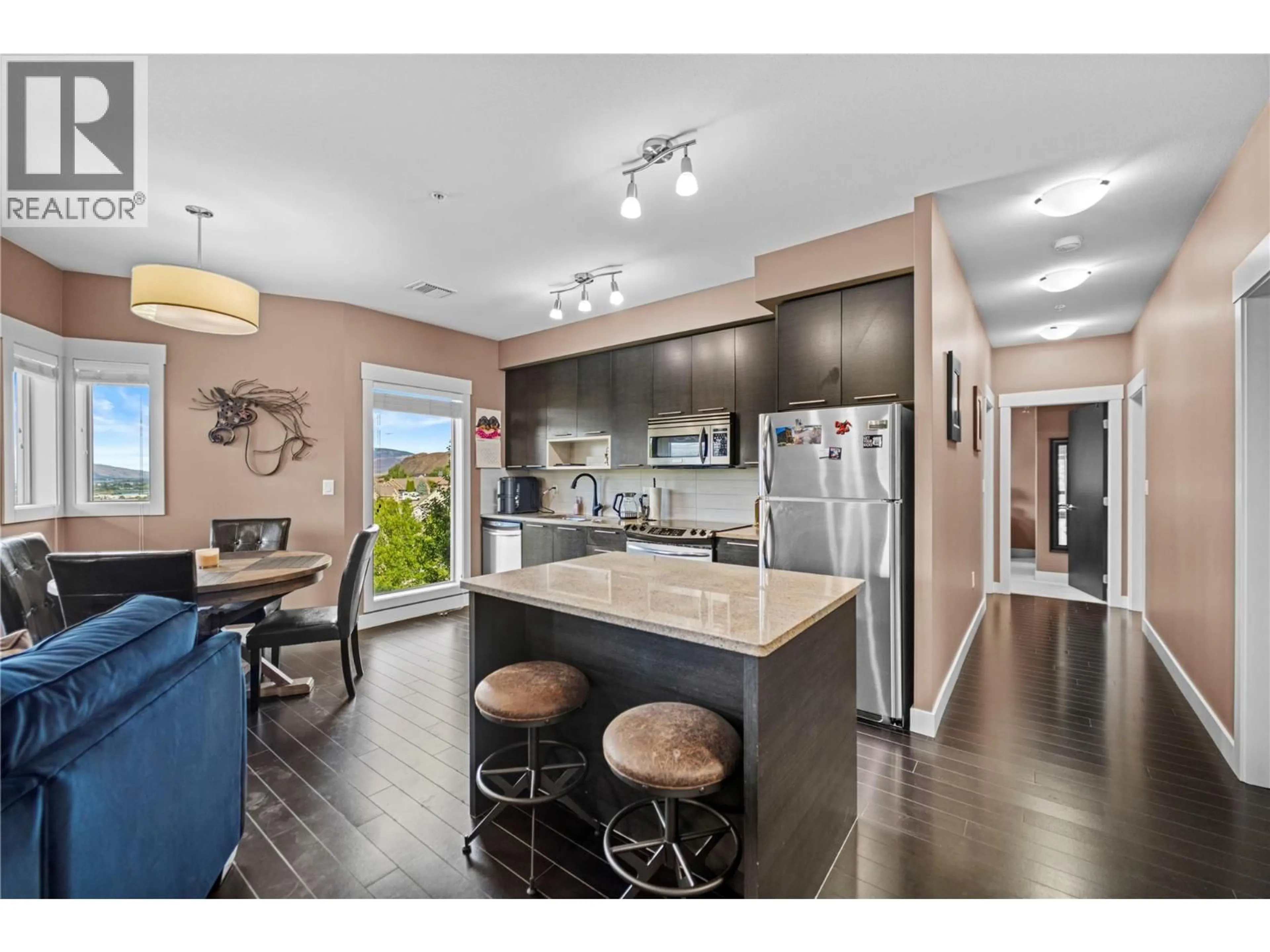 Open concept kitchen, unknown for 1312 - 1000 TALASA WAY, Kamloops British Columbia V2H0C2
