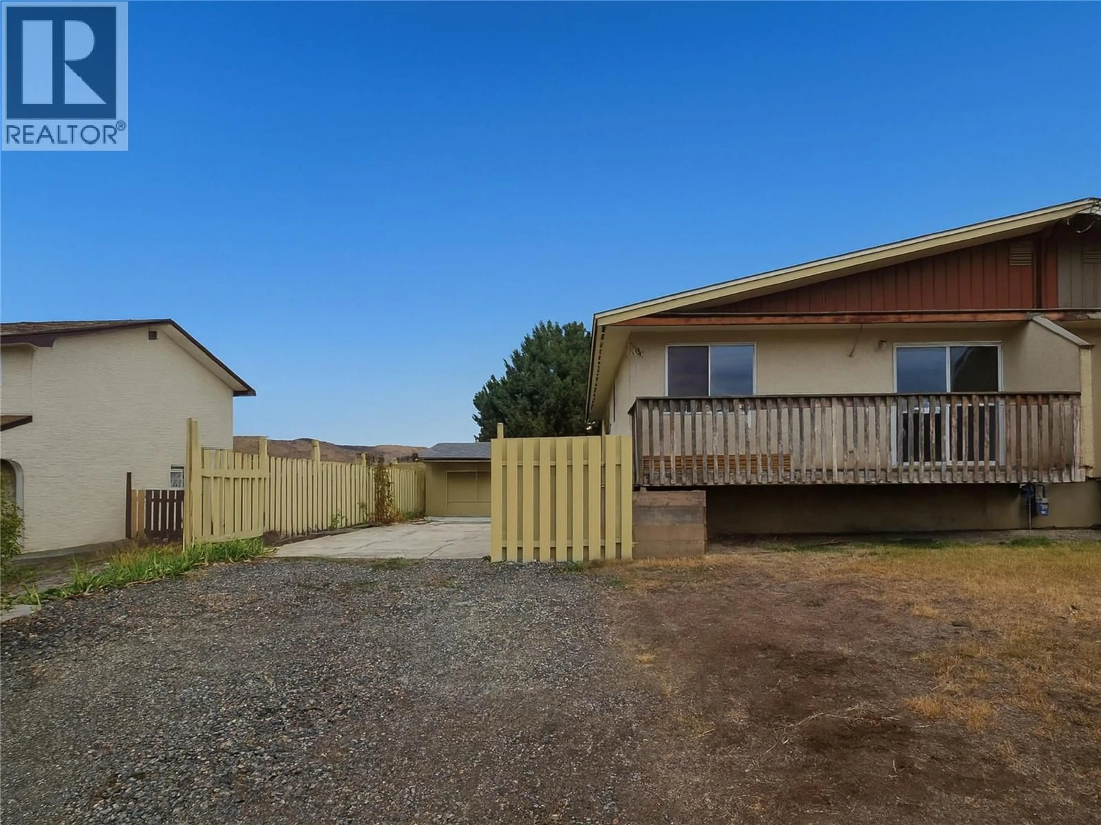 A pic from outside/outdoor area/front of a property/back of a property/a pic from drone, street for 1584 STAGE ROAD, Cache Creek British Columbia V0K1H0