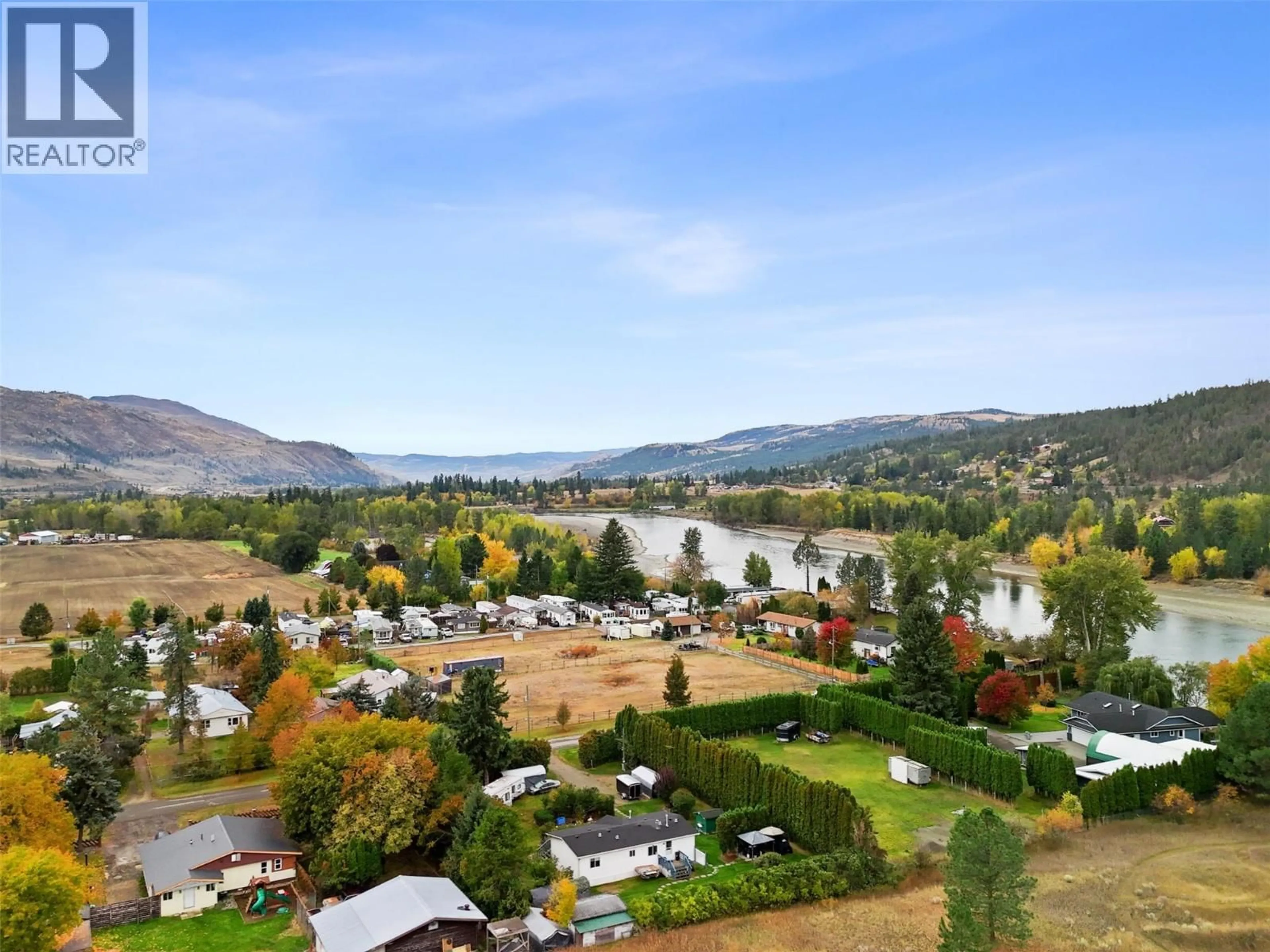 A pic from outside/outdoor area/front of a property/back of a property/a pic from drone, mountain view for 120 ZIRNHELT ROAD, Kamloops British Columbia V2H0B3