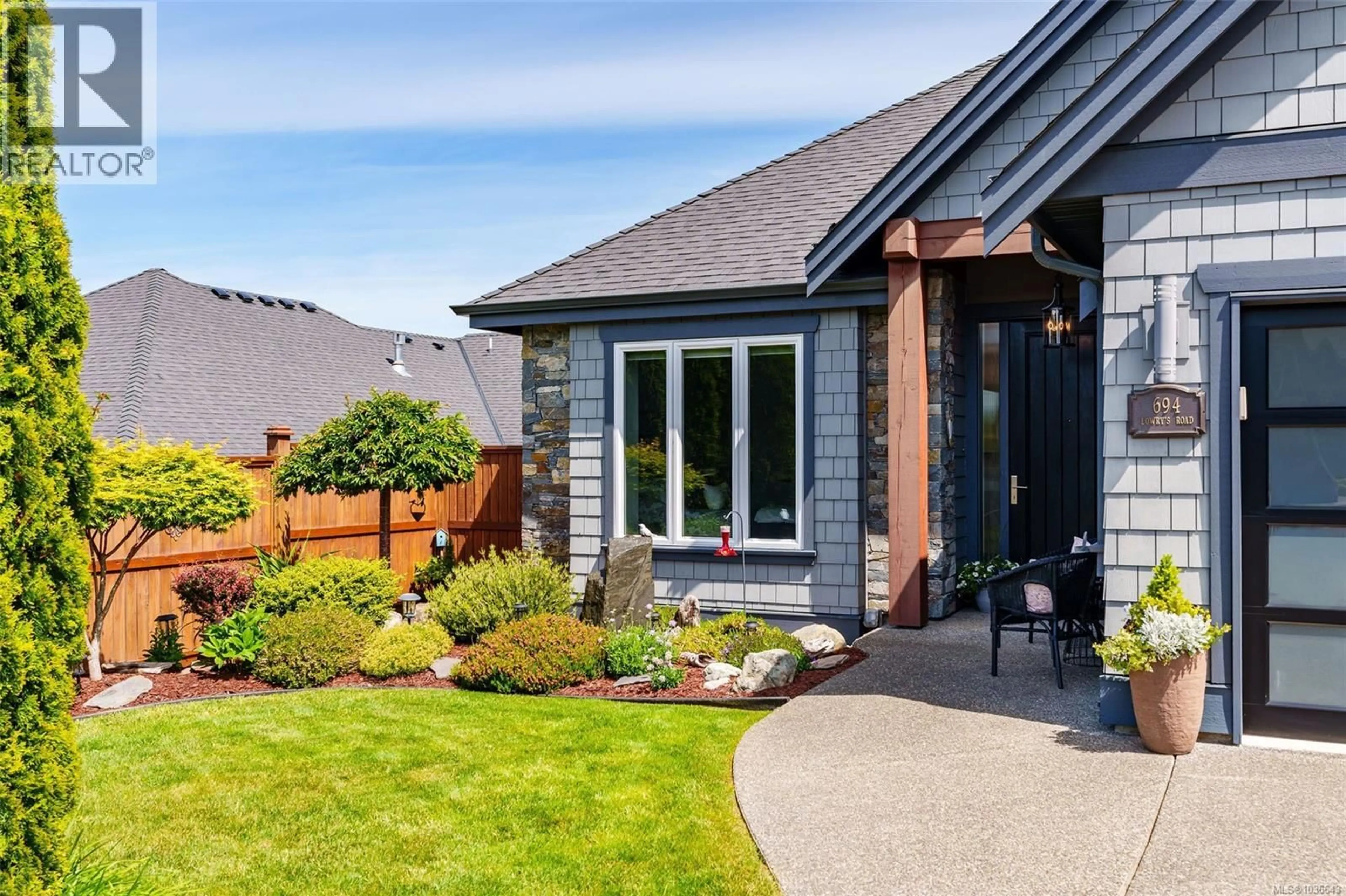 Home with brick exterior material, street for 694 LOWRY'S ROAD, French Creek British Columbia V9P0C5