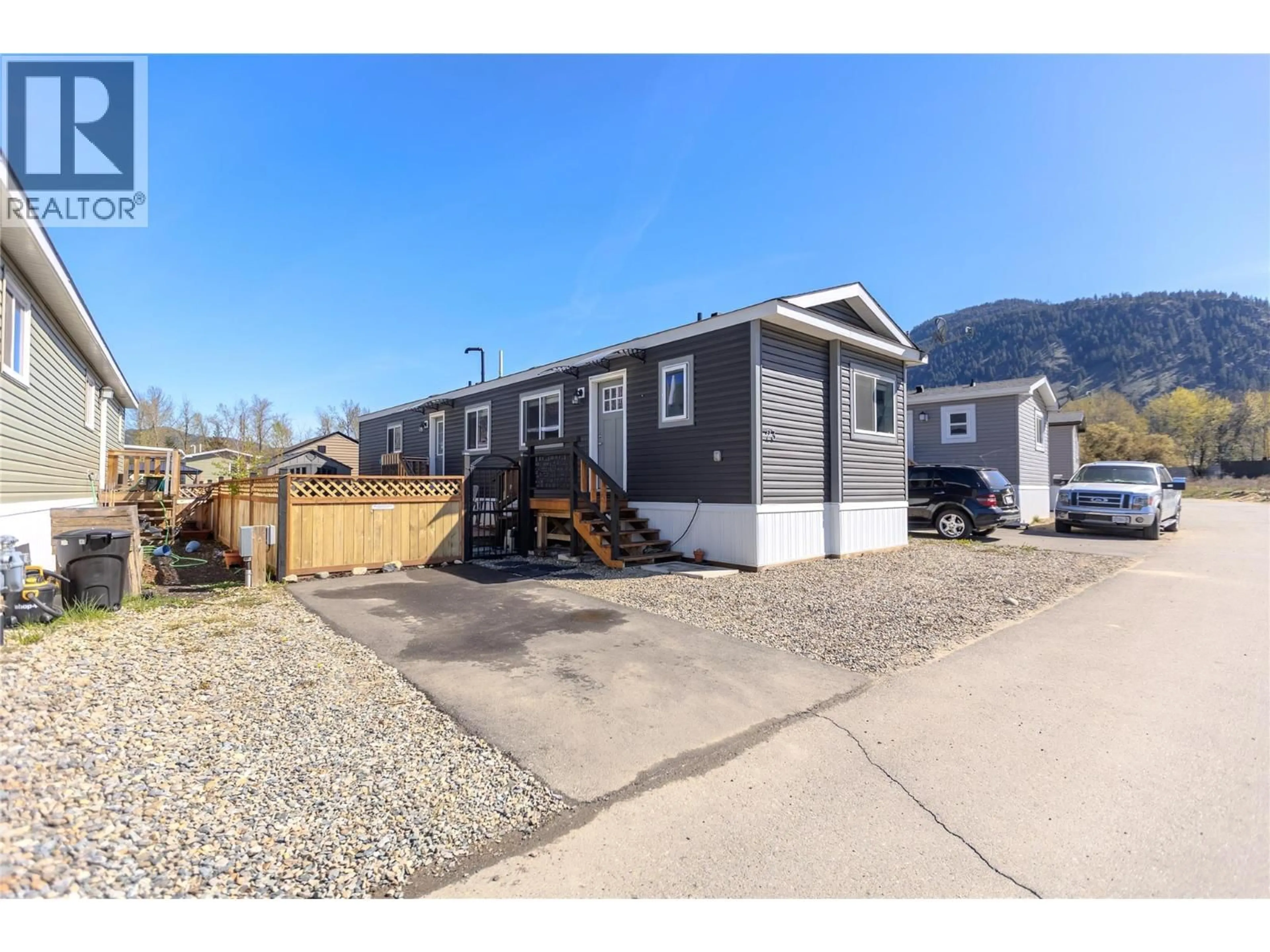 Home with vinyl exterior material, mountain view for 23 - 235 AYLMER ROAD, Chase British Columbia V0E1M0