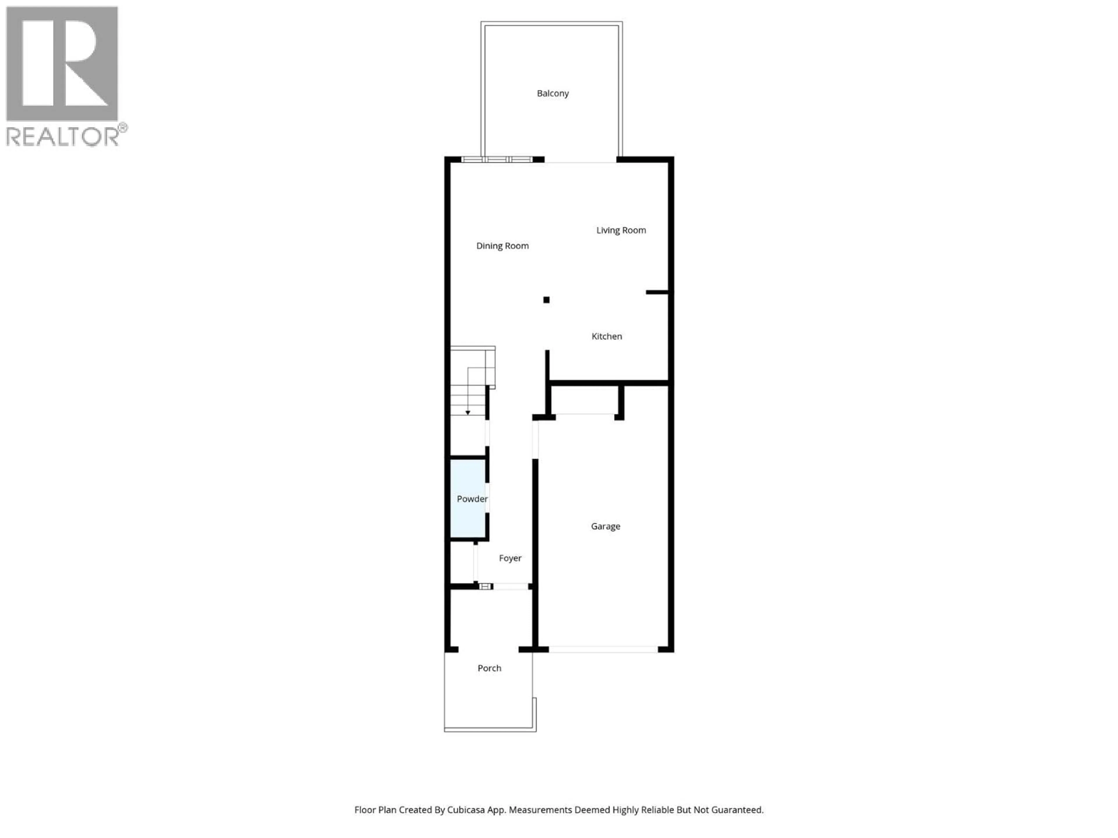 Floor plan for 7 - 2050 QU'APPELLE BOULEVARD, Kamloops British Columbia V2E2R4