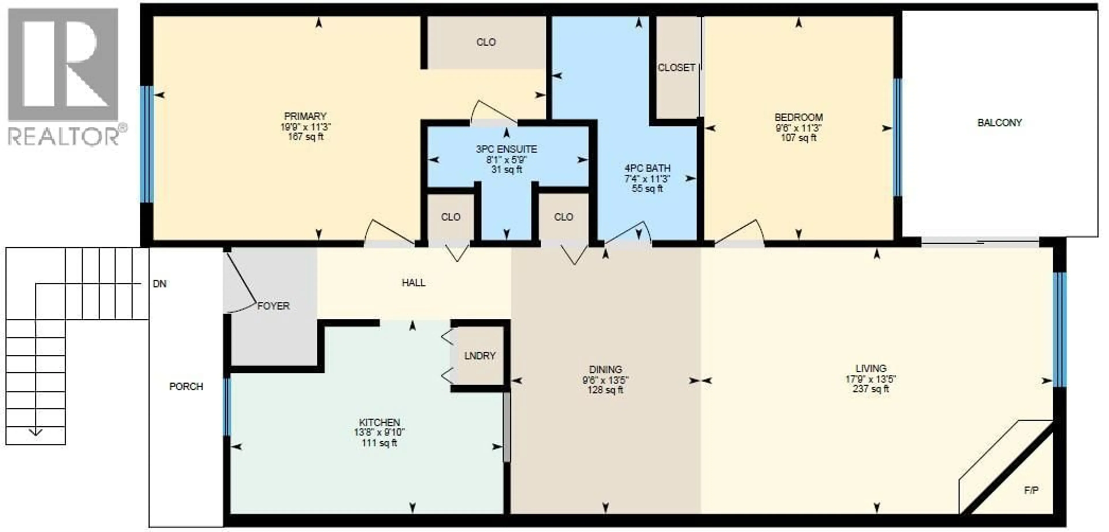 Floor plan for 206 - 1870 PARKINSON WAY, Kelowna British Columbia V1Y8C9