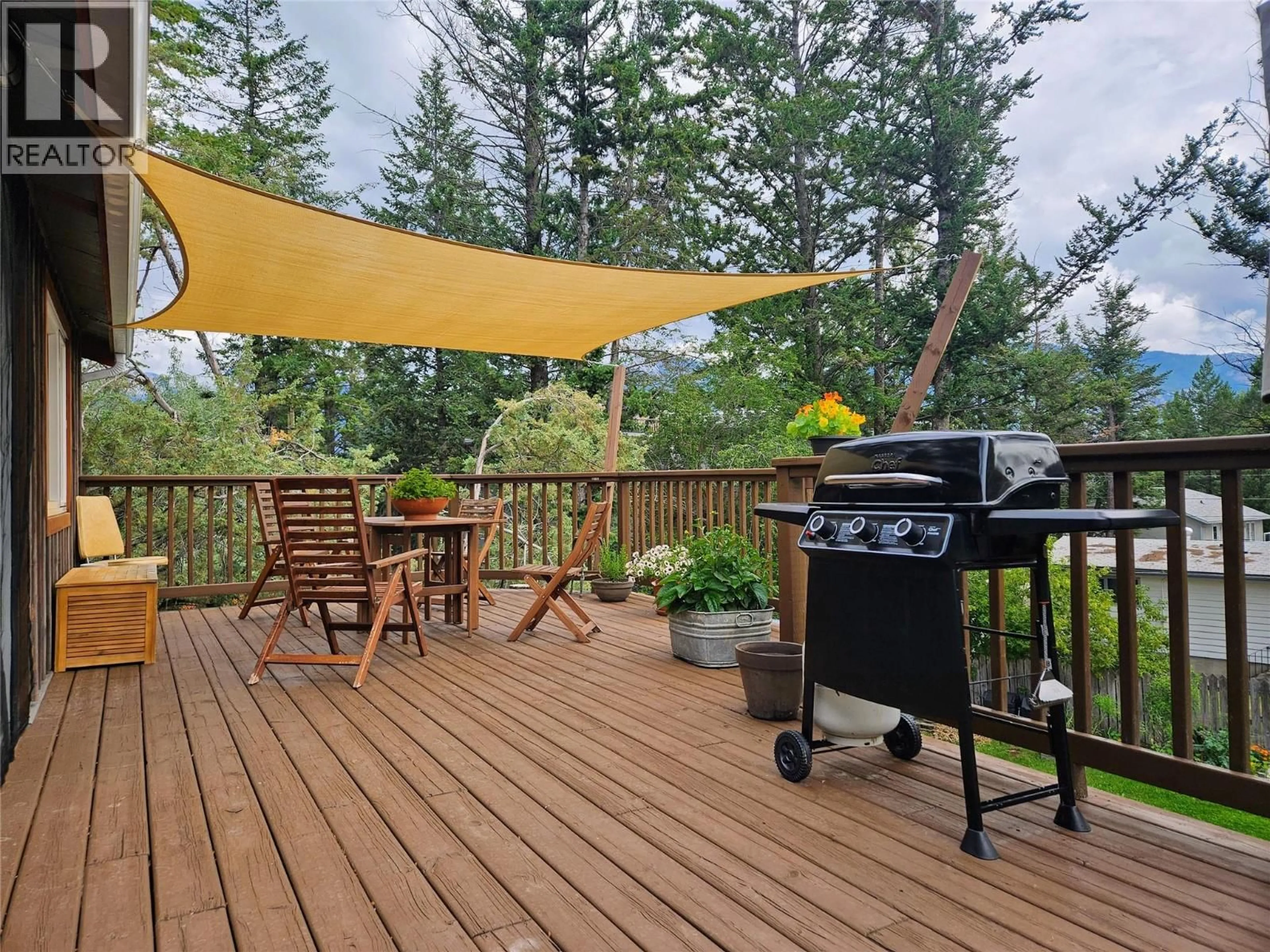 Patio, forest/trees view for 1705 9TH AVENUE, Invermere British Columbia V0A1K0