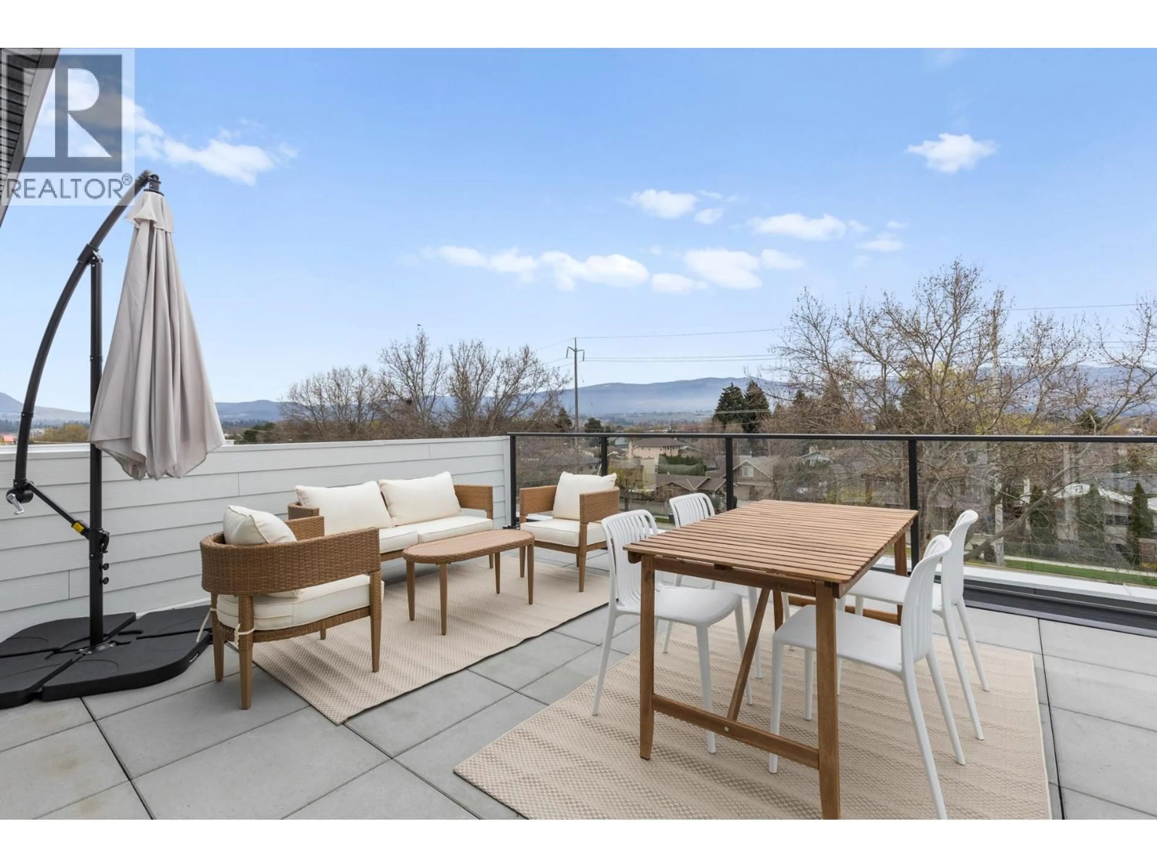 Patio, mountain view for 7 - 1463 INKAR ROAD, Kelowna British Columbia V1Y8J1