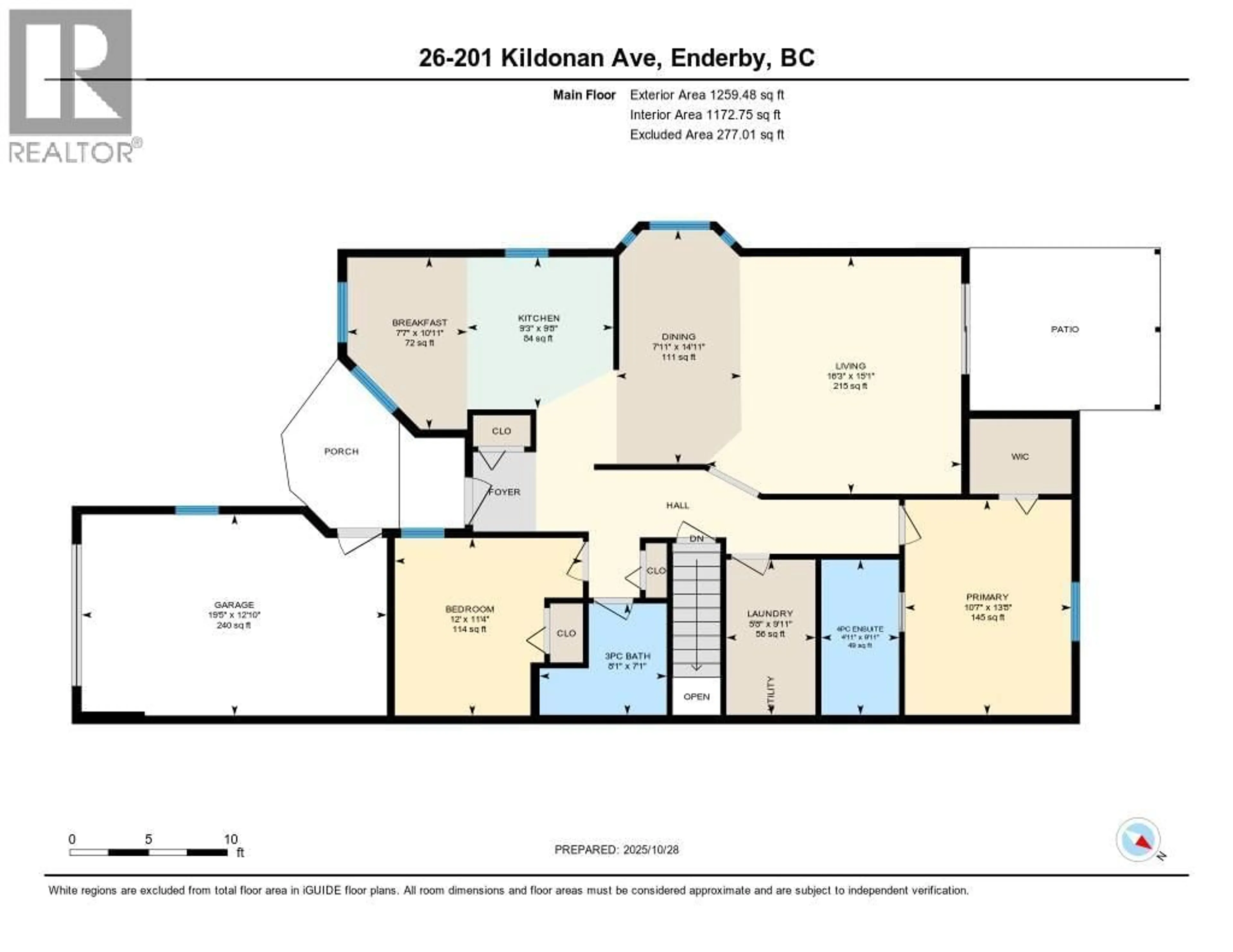 Floor plan for 201 KILDONAN AVENUE, Enderby British Columbia V0E1V2